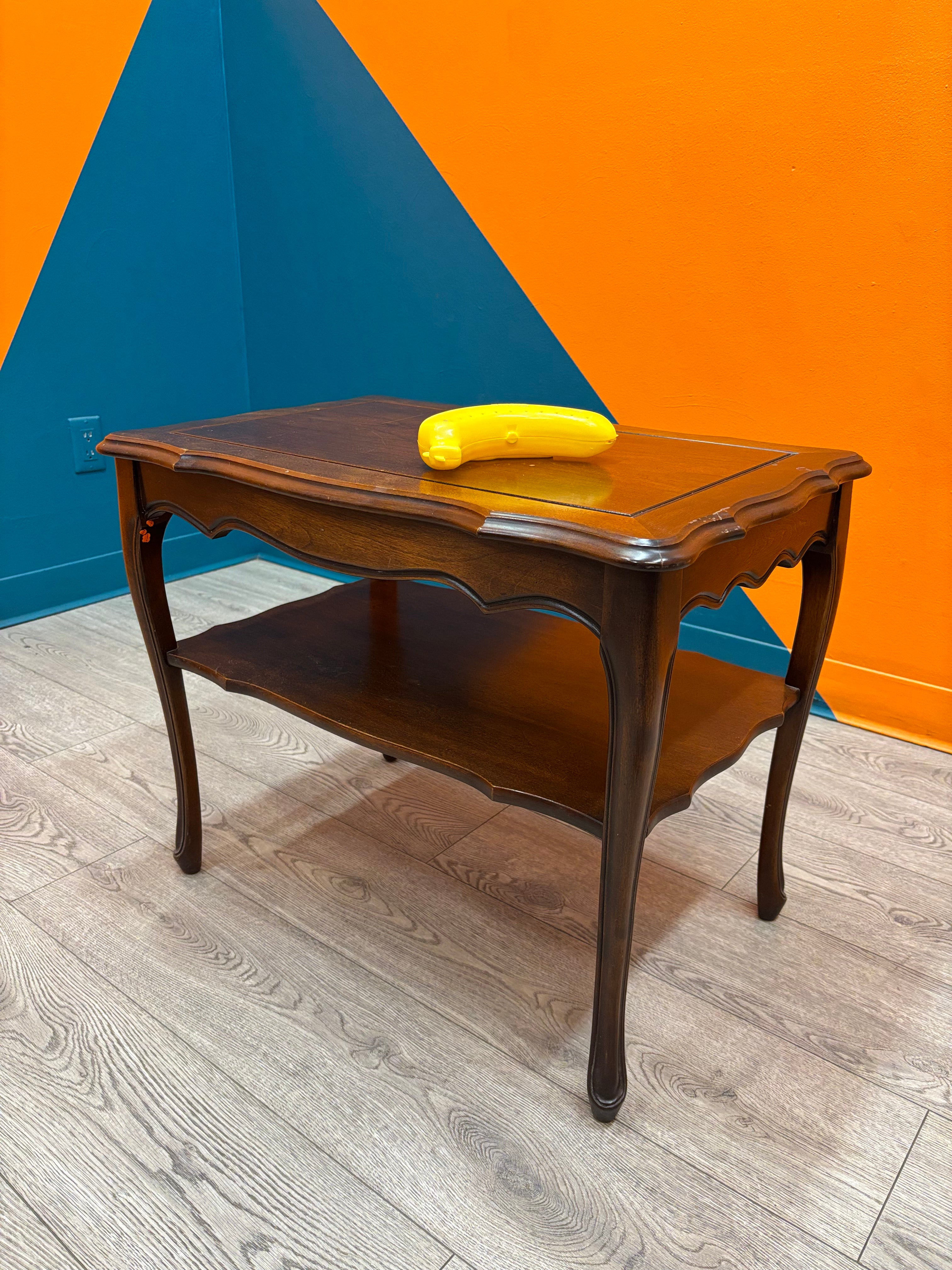 Wood Rectangular Side Table