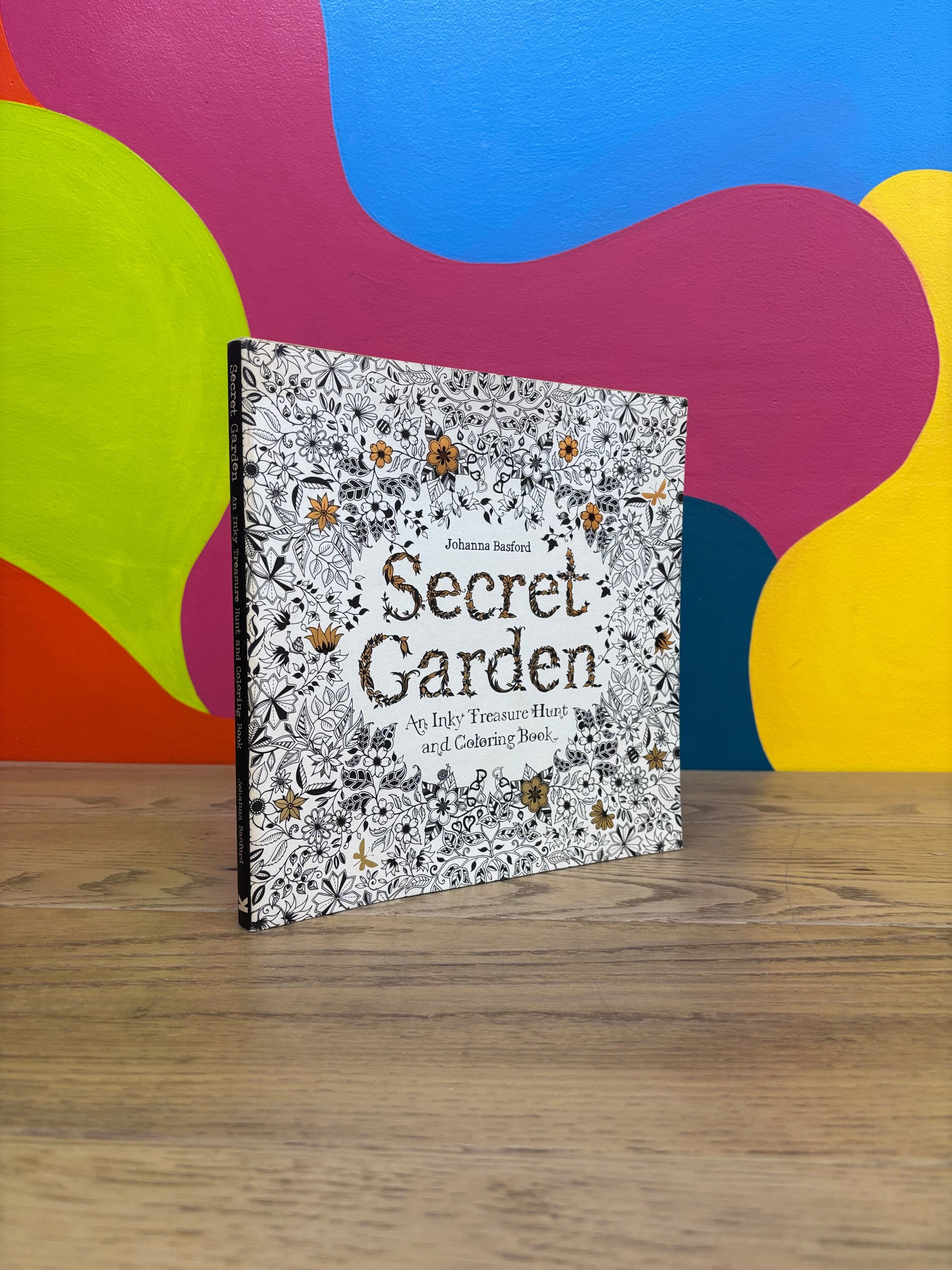 Secret Garden: An Inky Treasure Hunt and Coloring Book