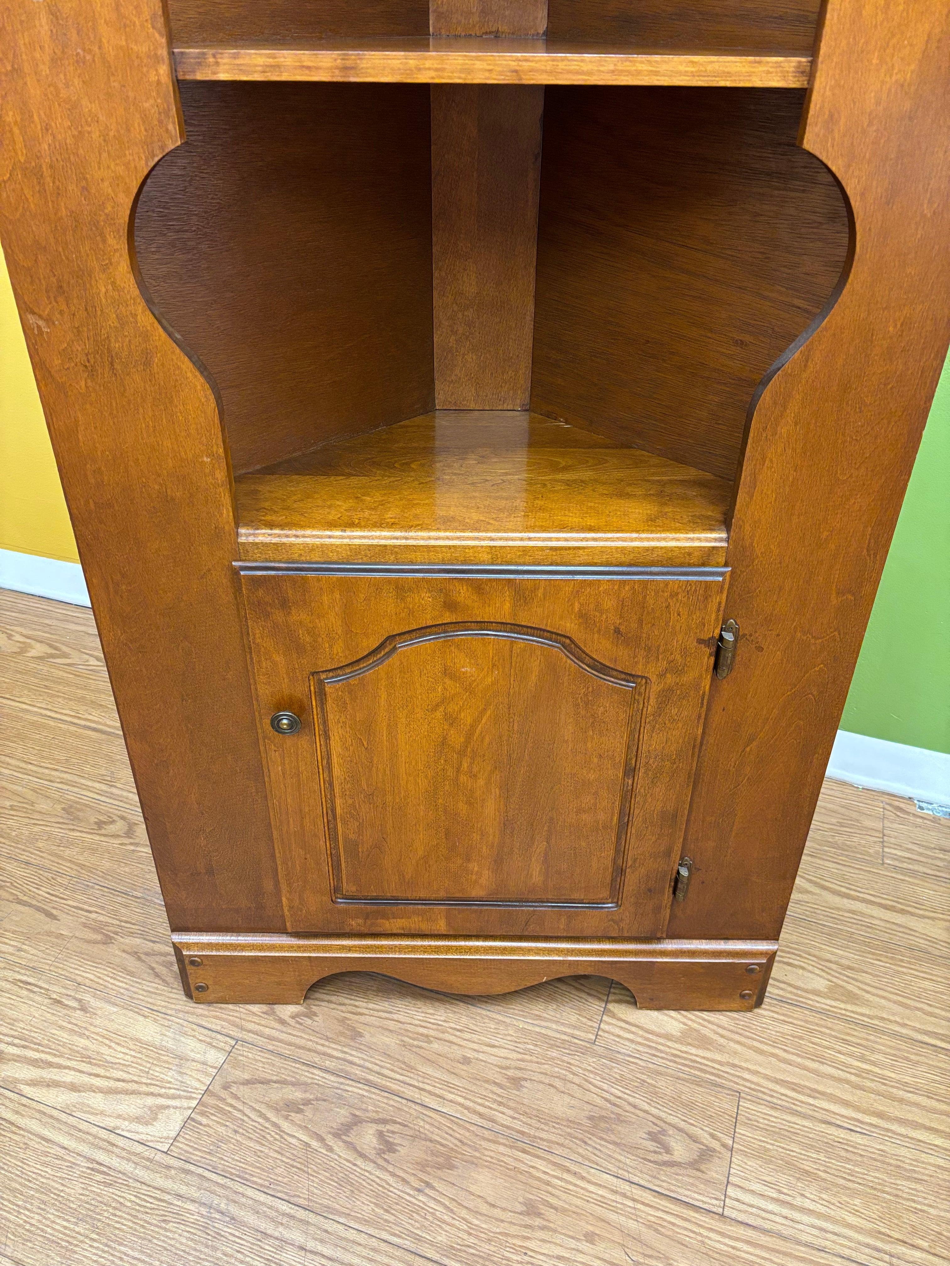 Wood Corner Cabinet