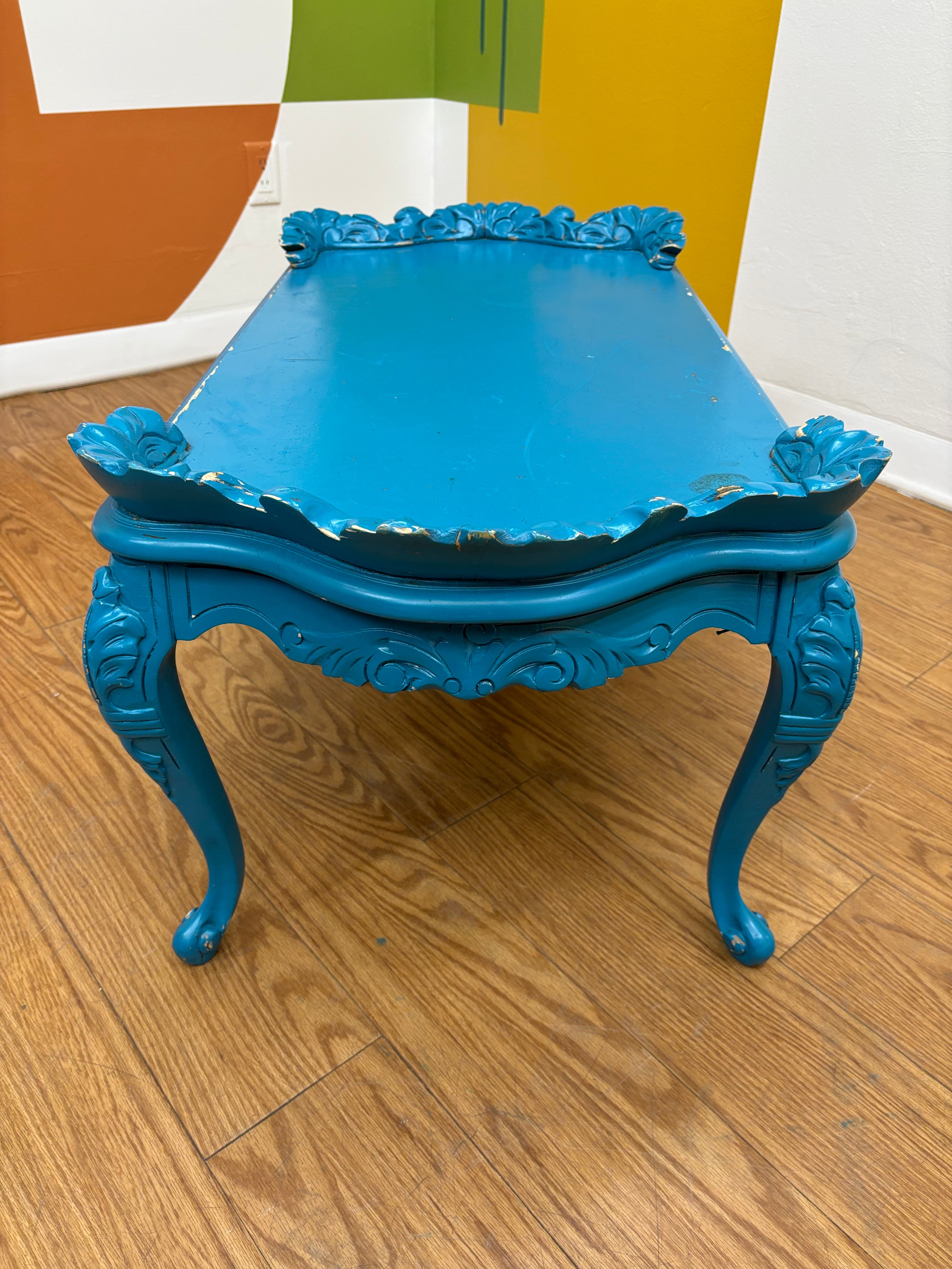 Blue Coffee Table