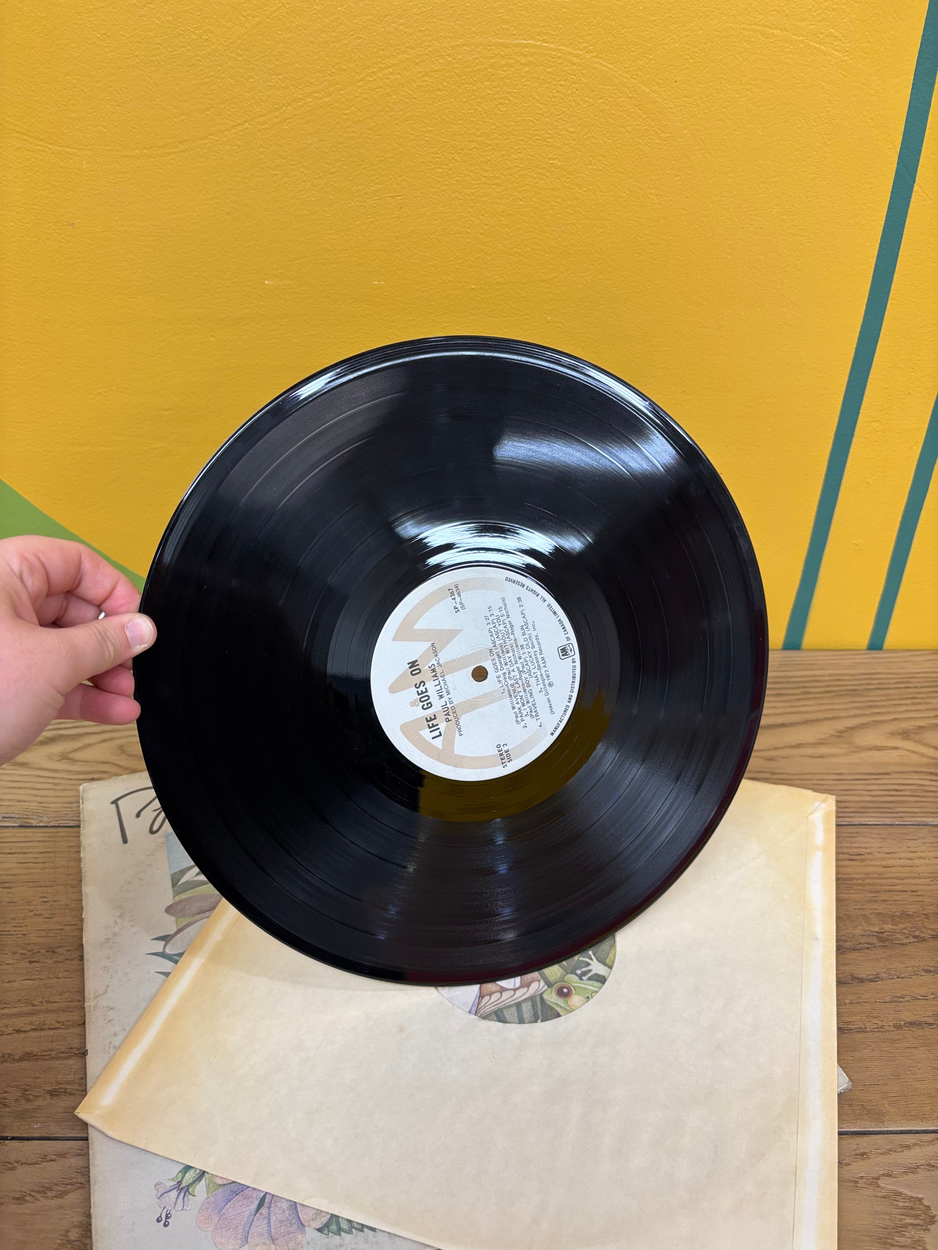 Paul Williams Vinyl – Life Goes On