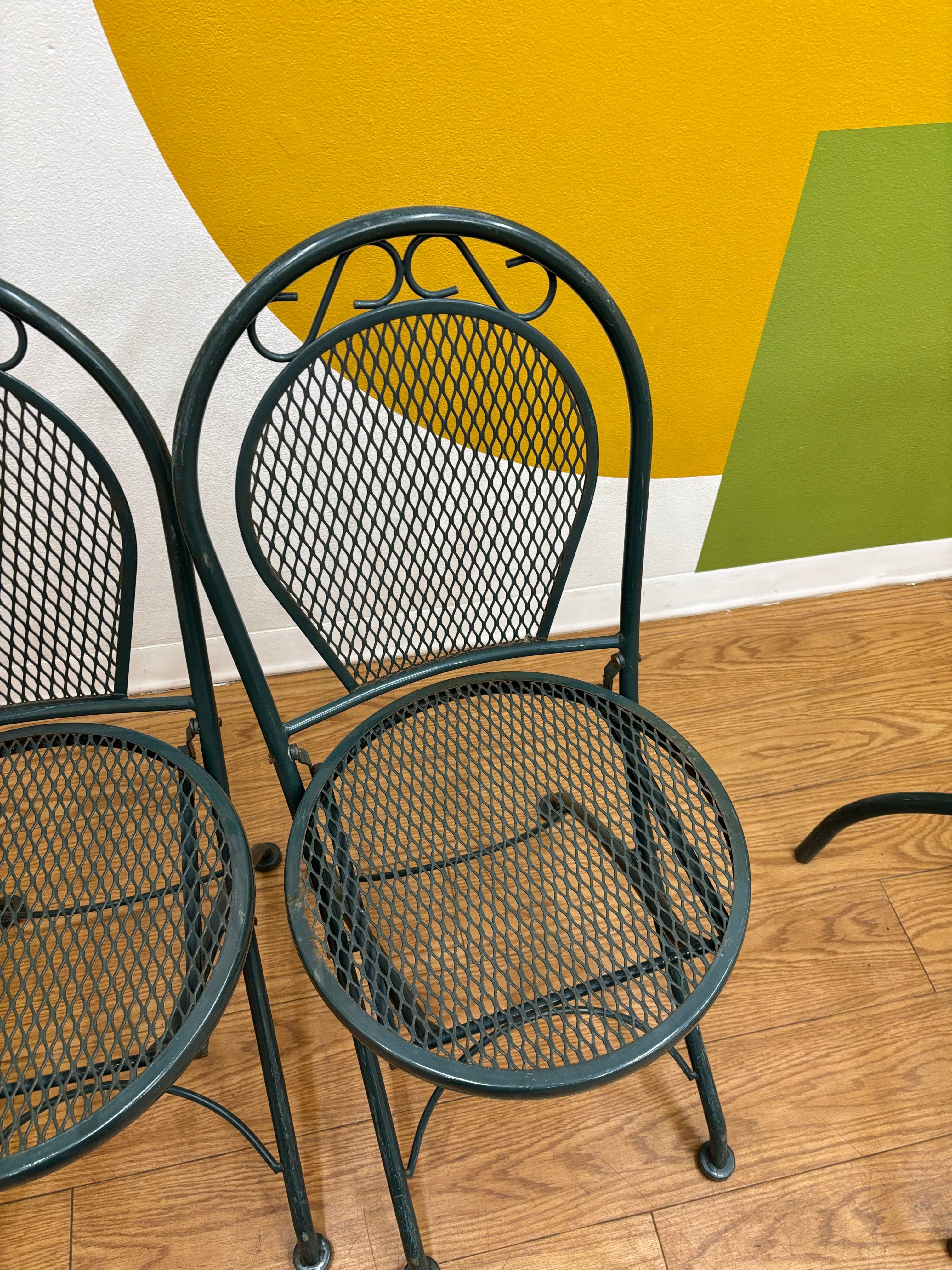 3 Piece Green Bistro Set