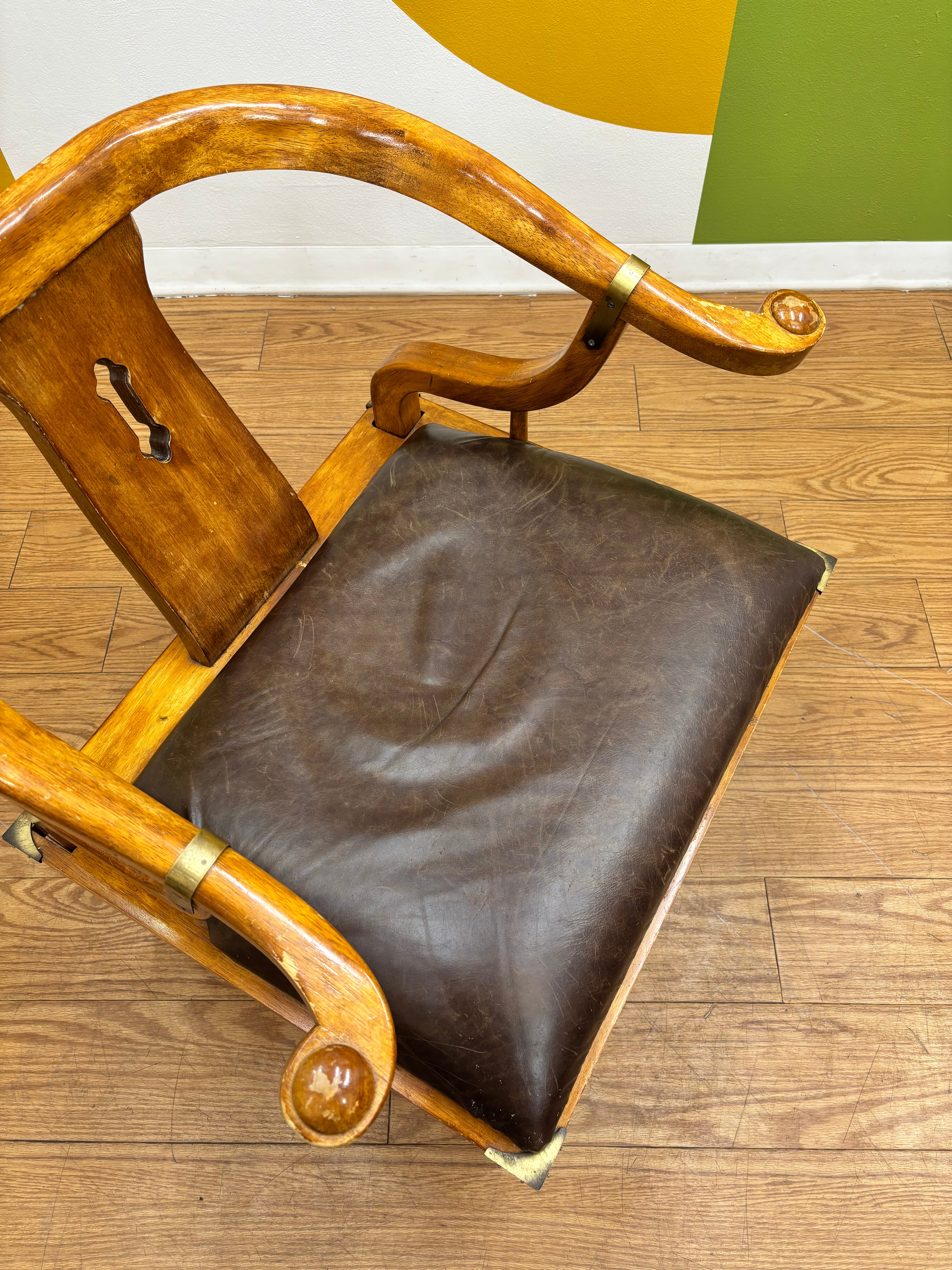 James Mont Style Wood Chair