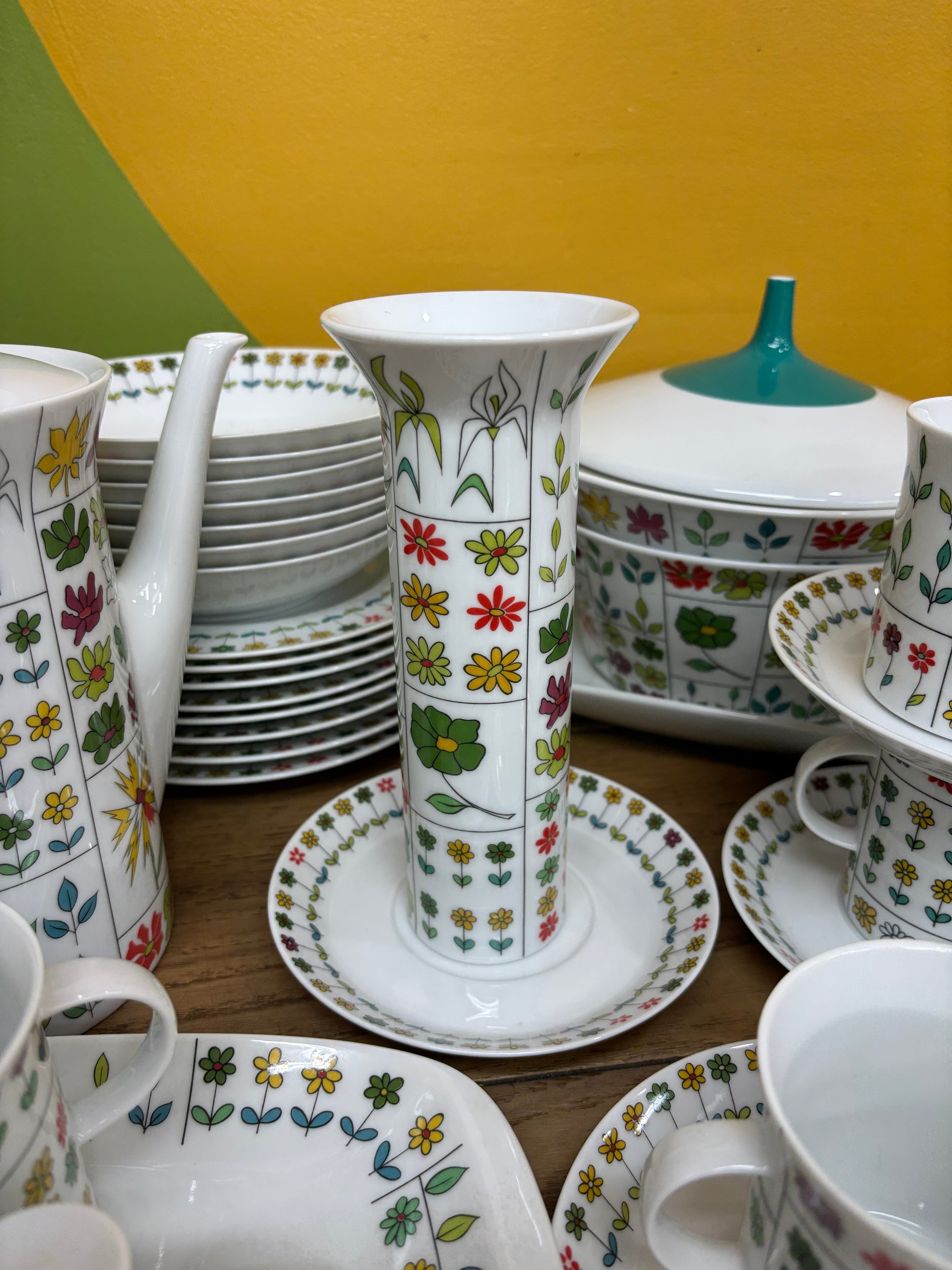 Large Piemonte Floral Set by Rosenthal