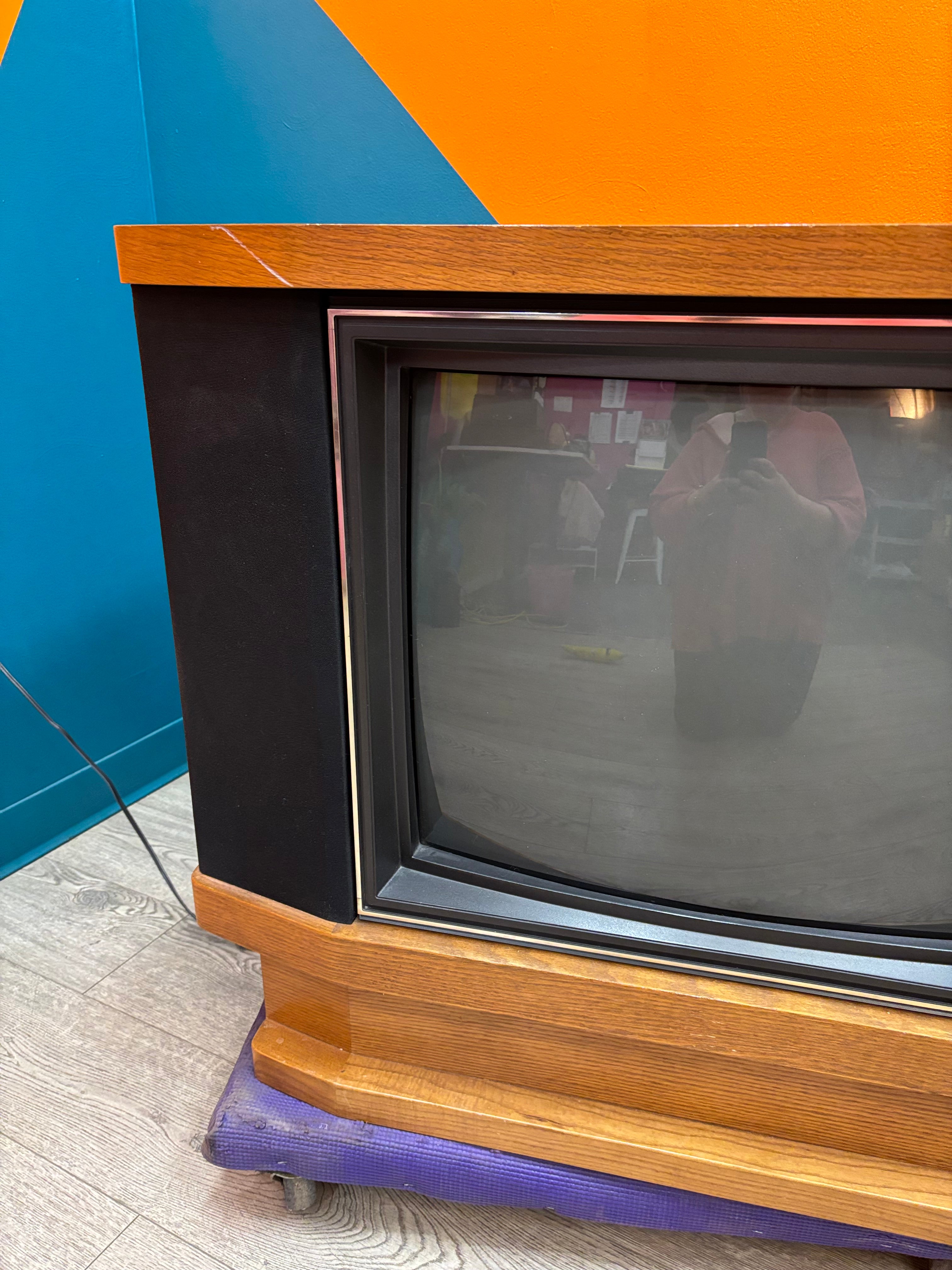 Large Console TV