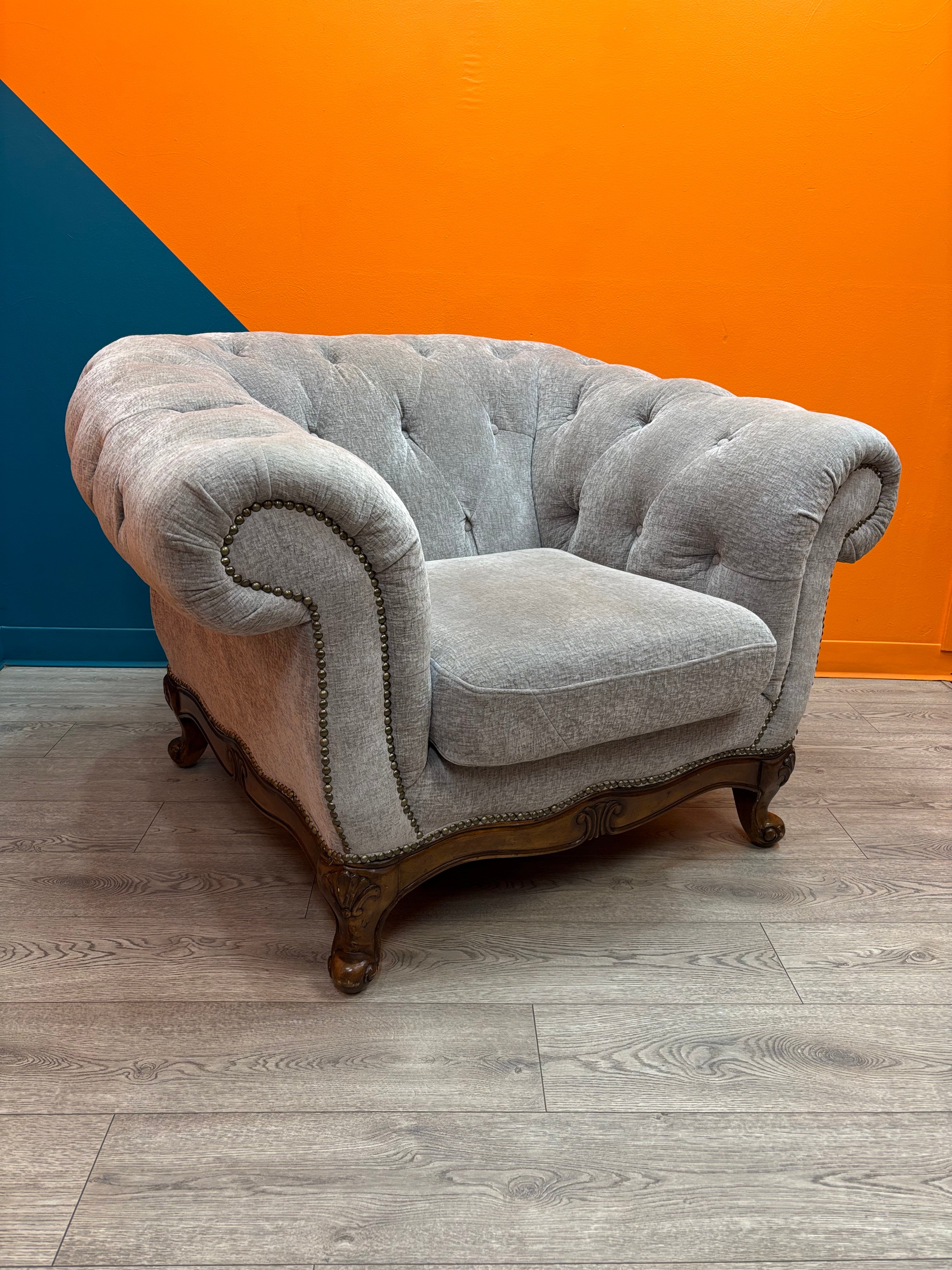 Large Tufted Armchair