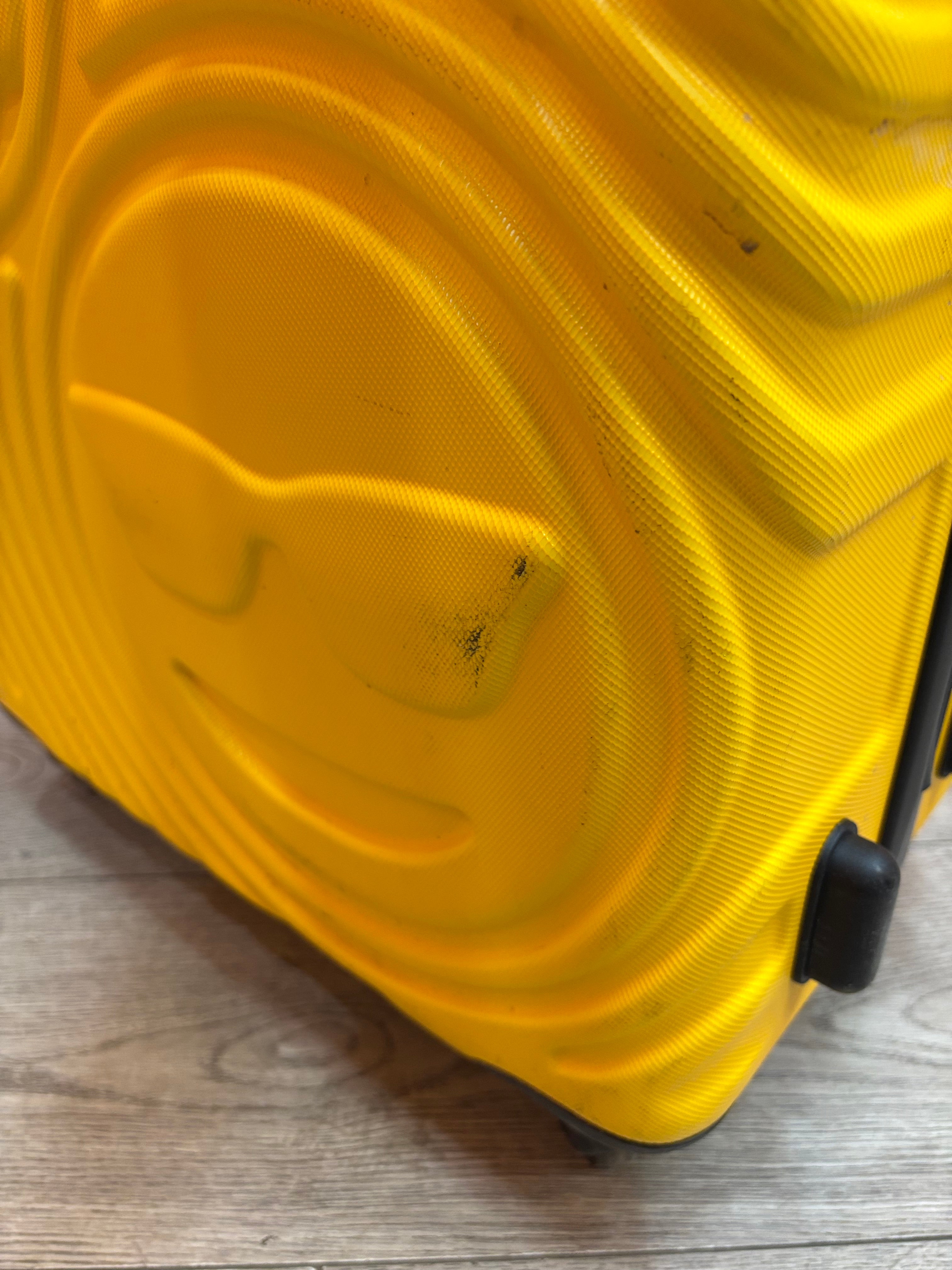 Yellow Emoji Hard Shell Luggage