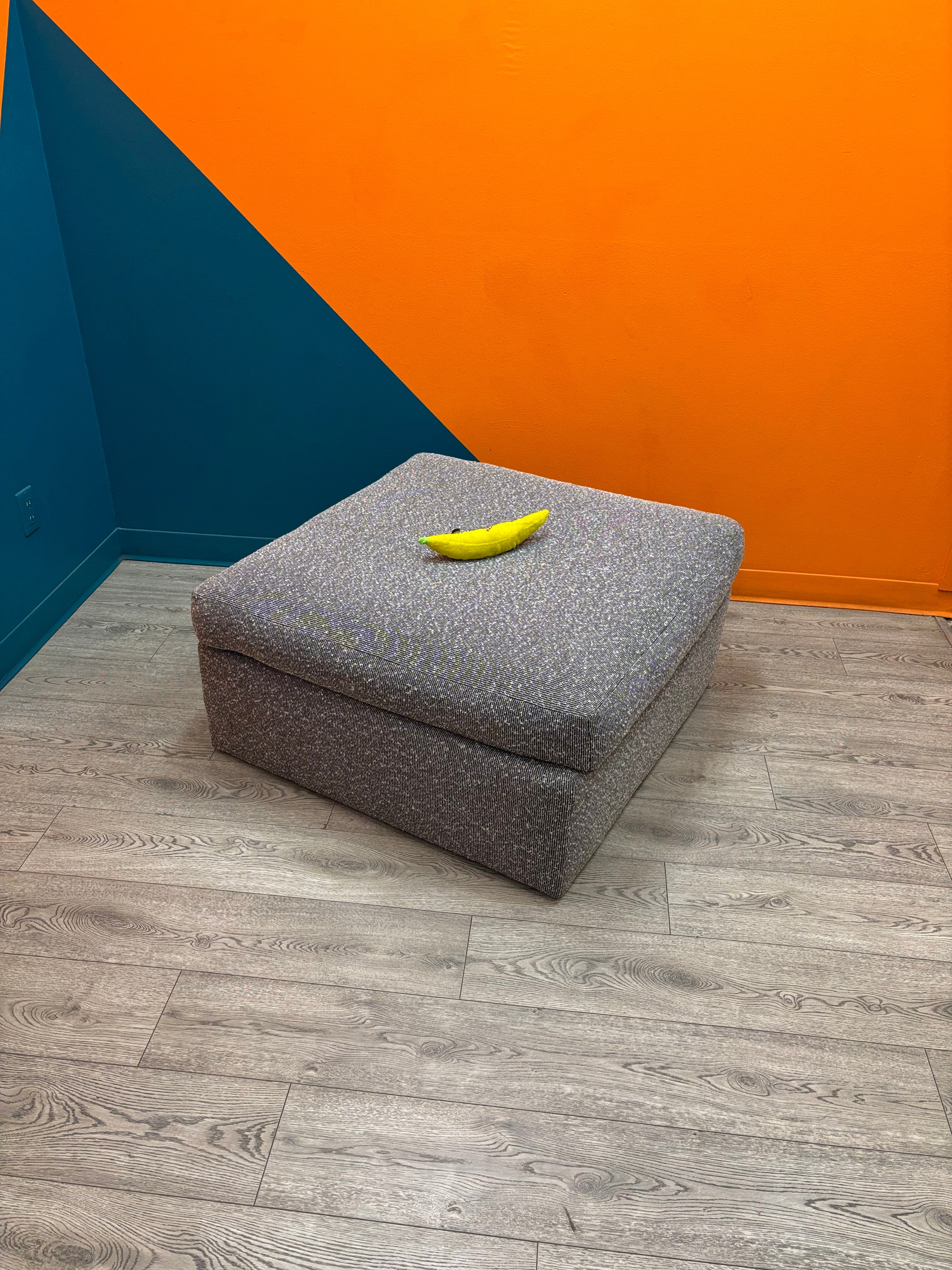 Large Fabric Ottoman