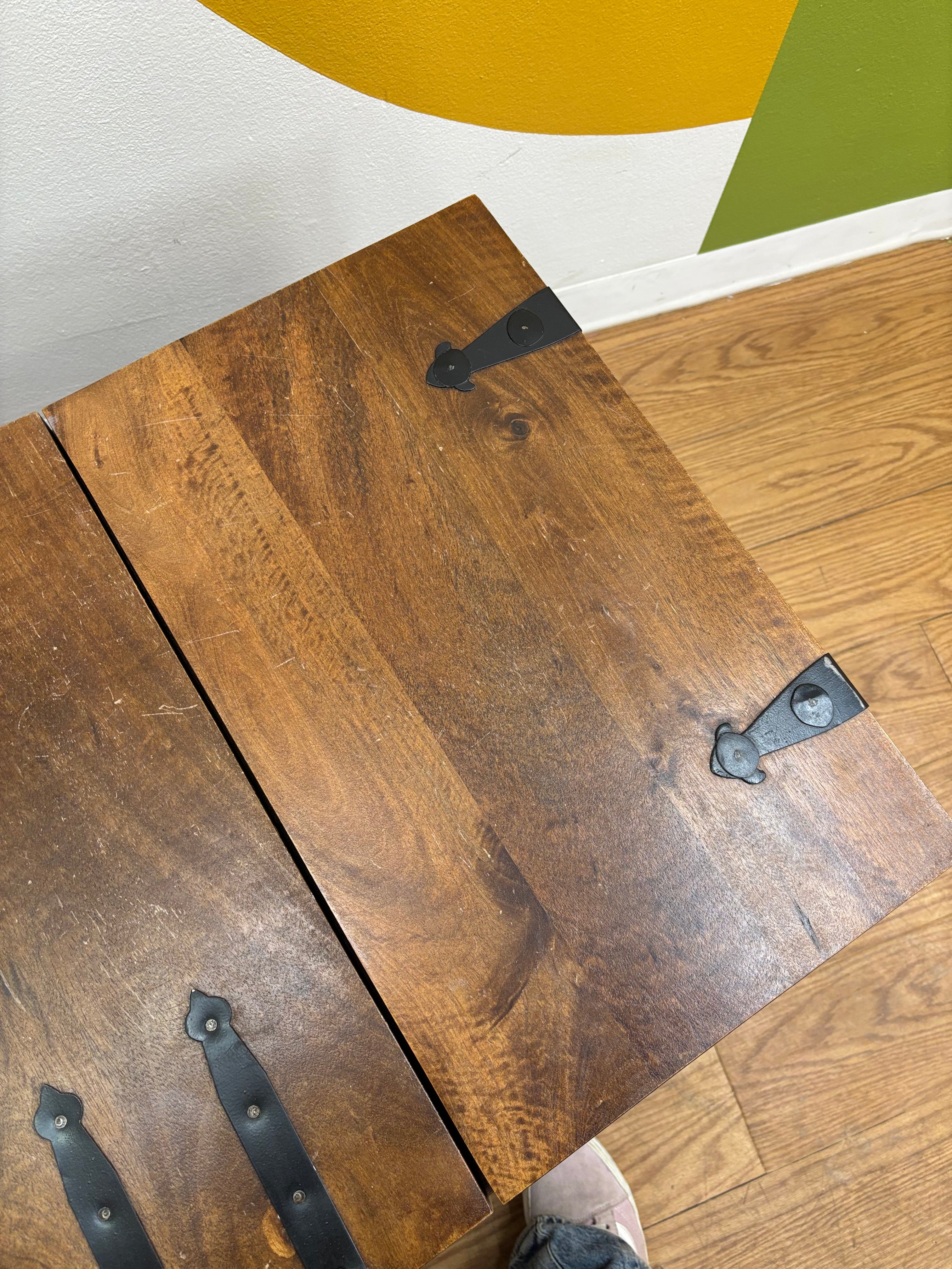 Wood Trunk Coffee Table