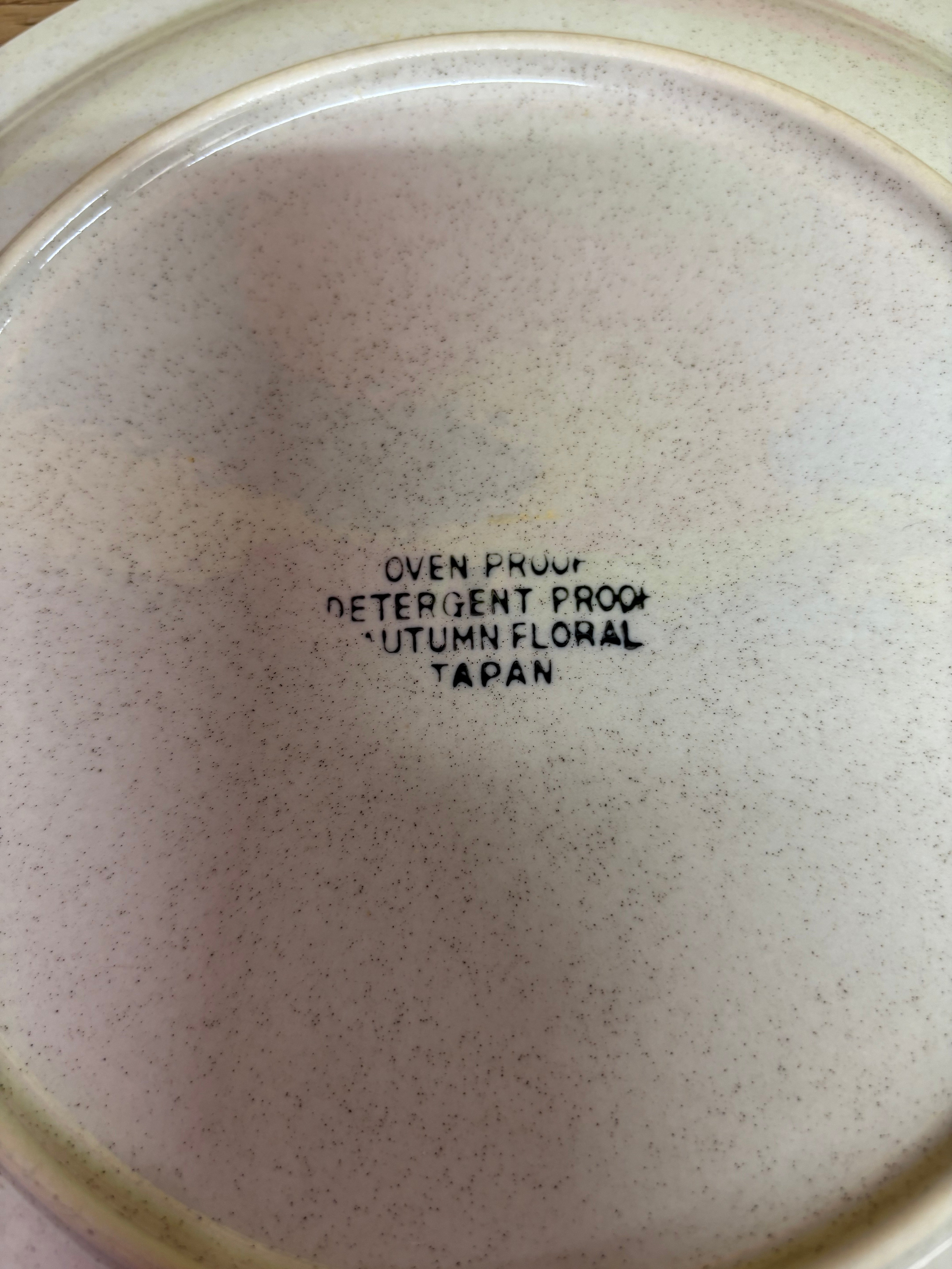 Set of 5 Floral Dinner Plates