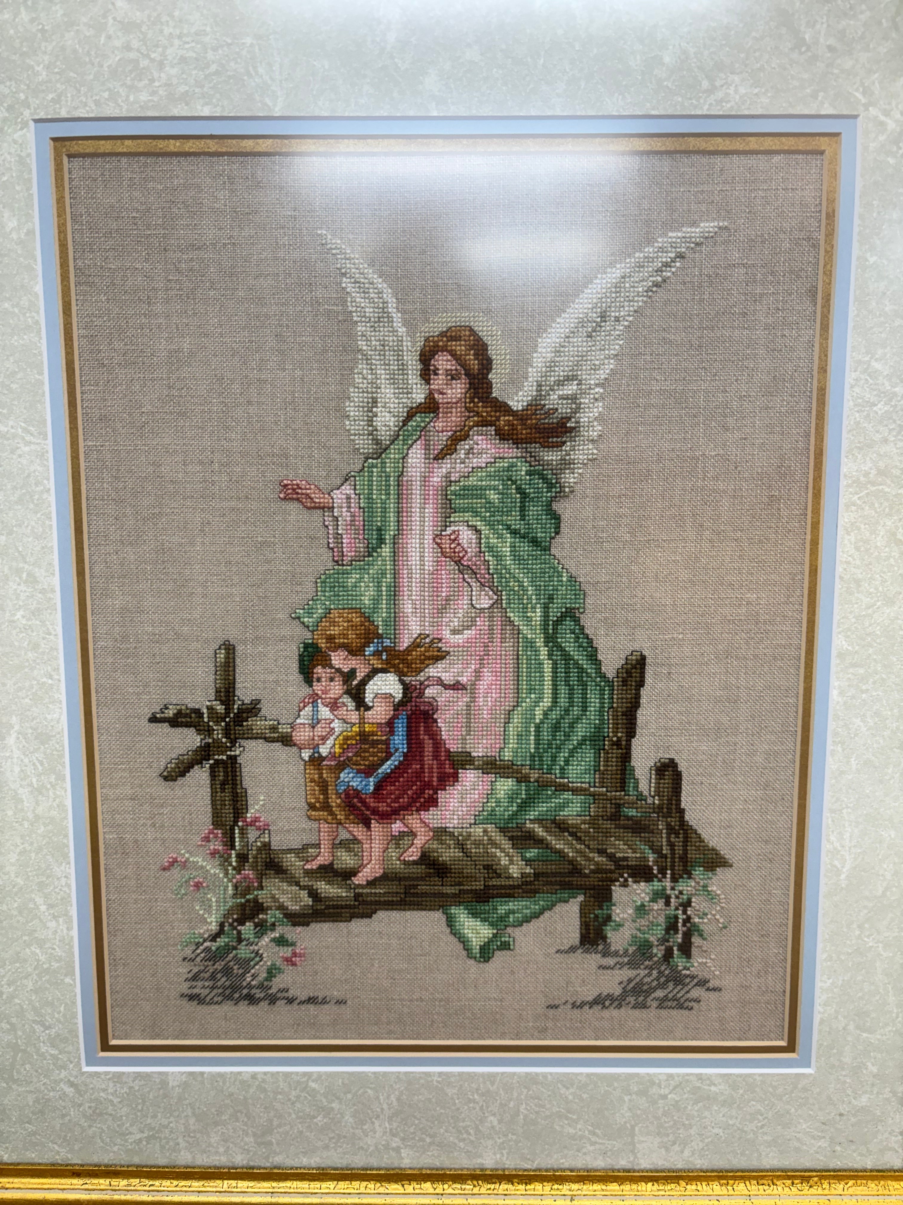 Guardian Angel Needlepoint