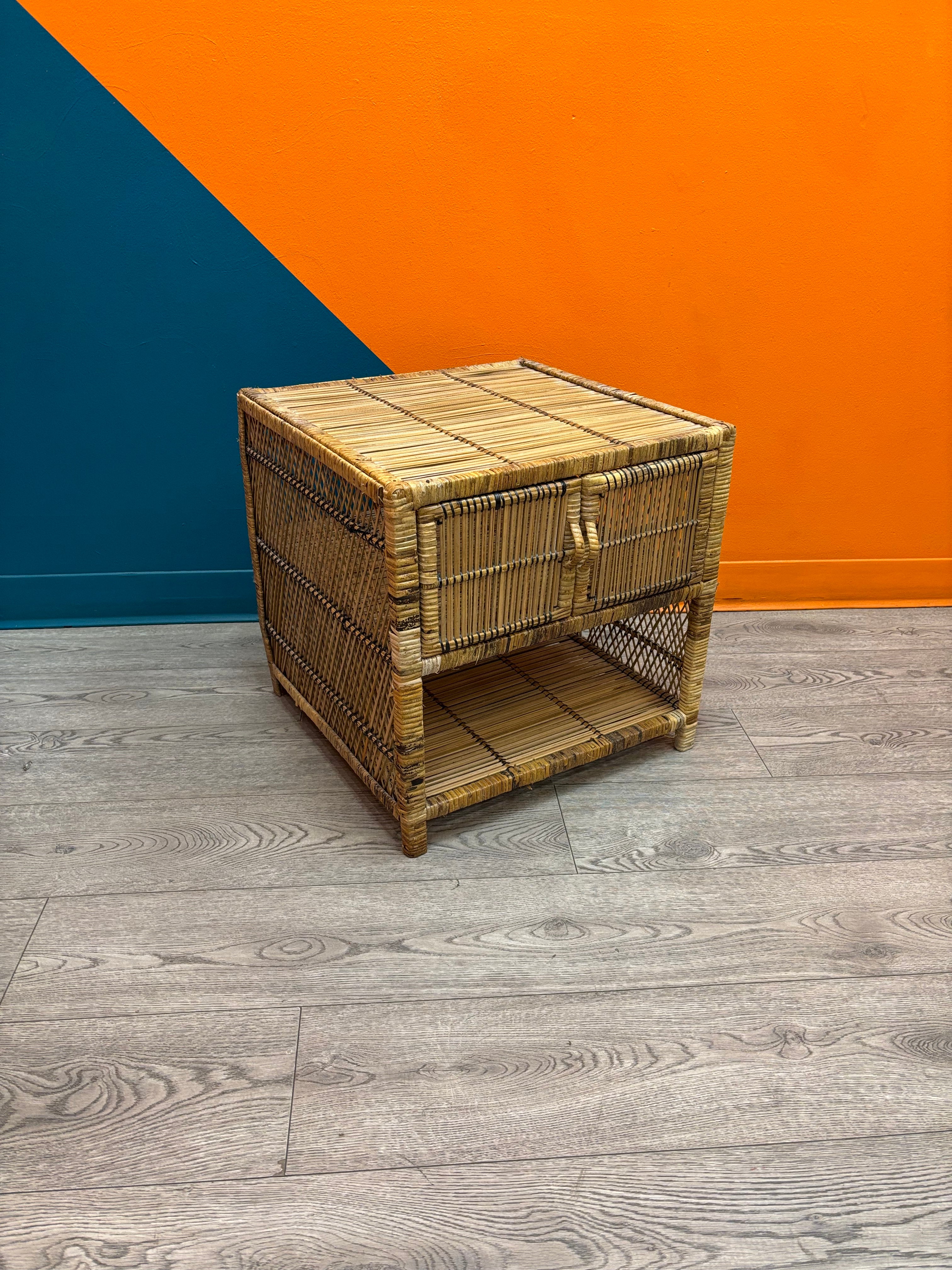 Wicker Nightstand