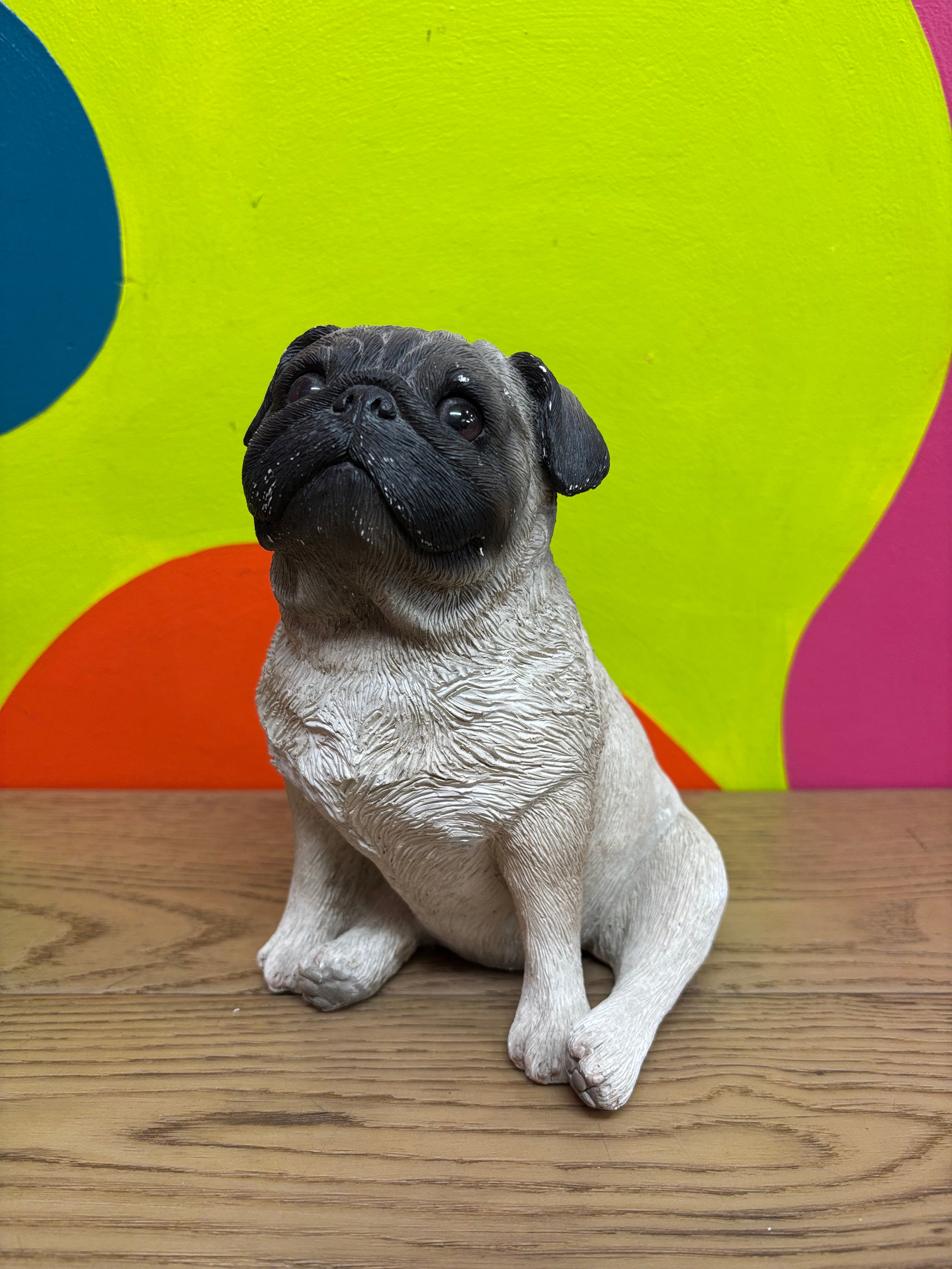 Sandicast Pug Sculpture