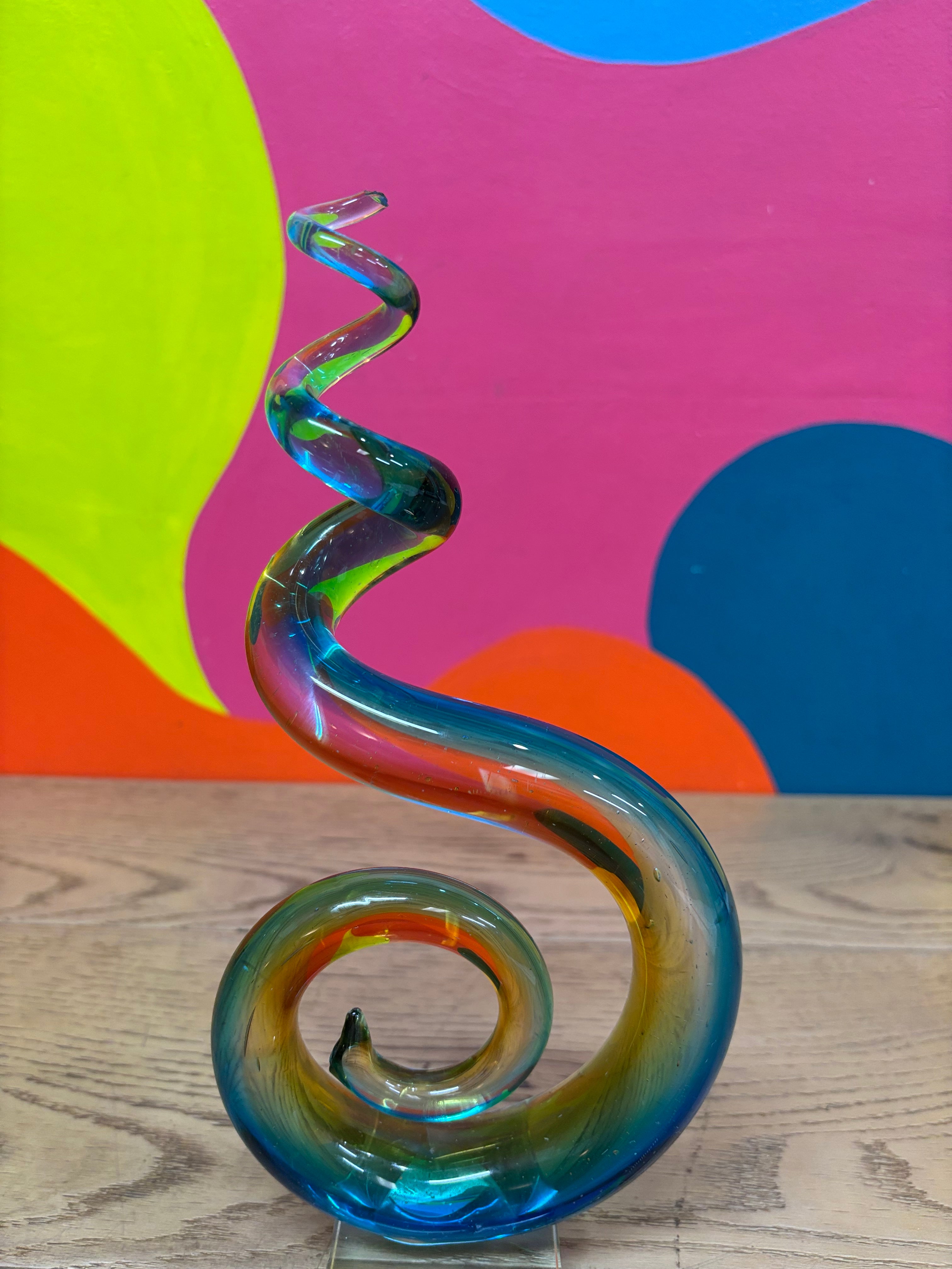 Swirly Glass Sculpture