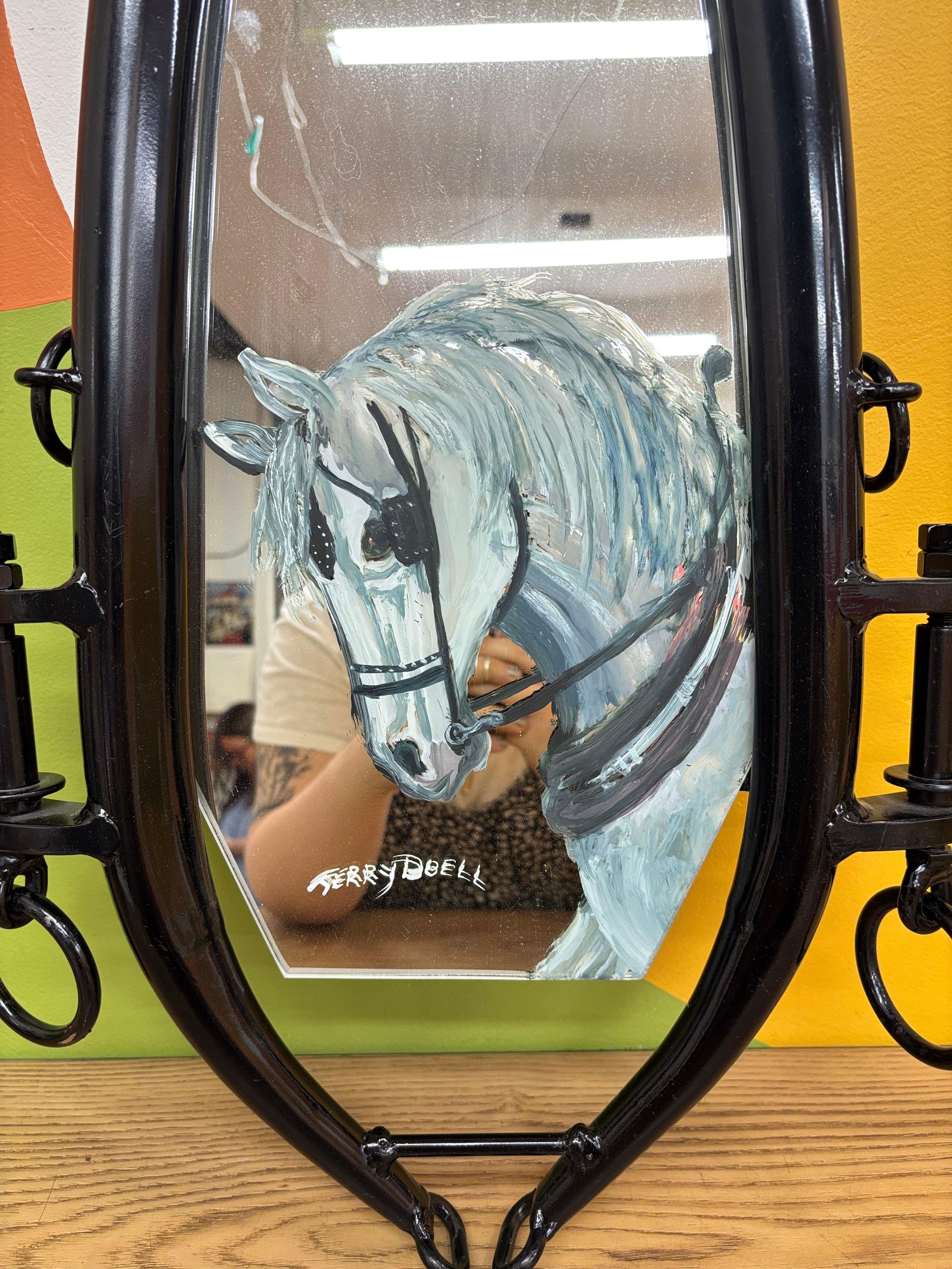 Decorative Horse Collar Mirror