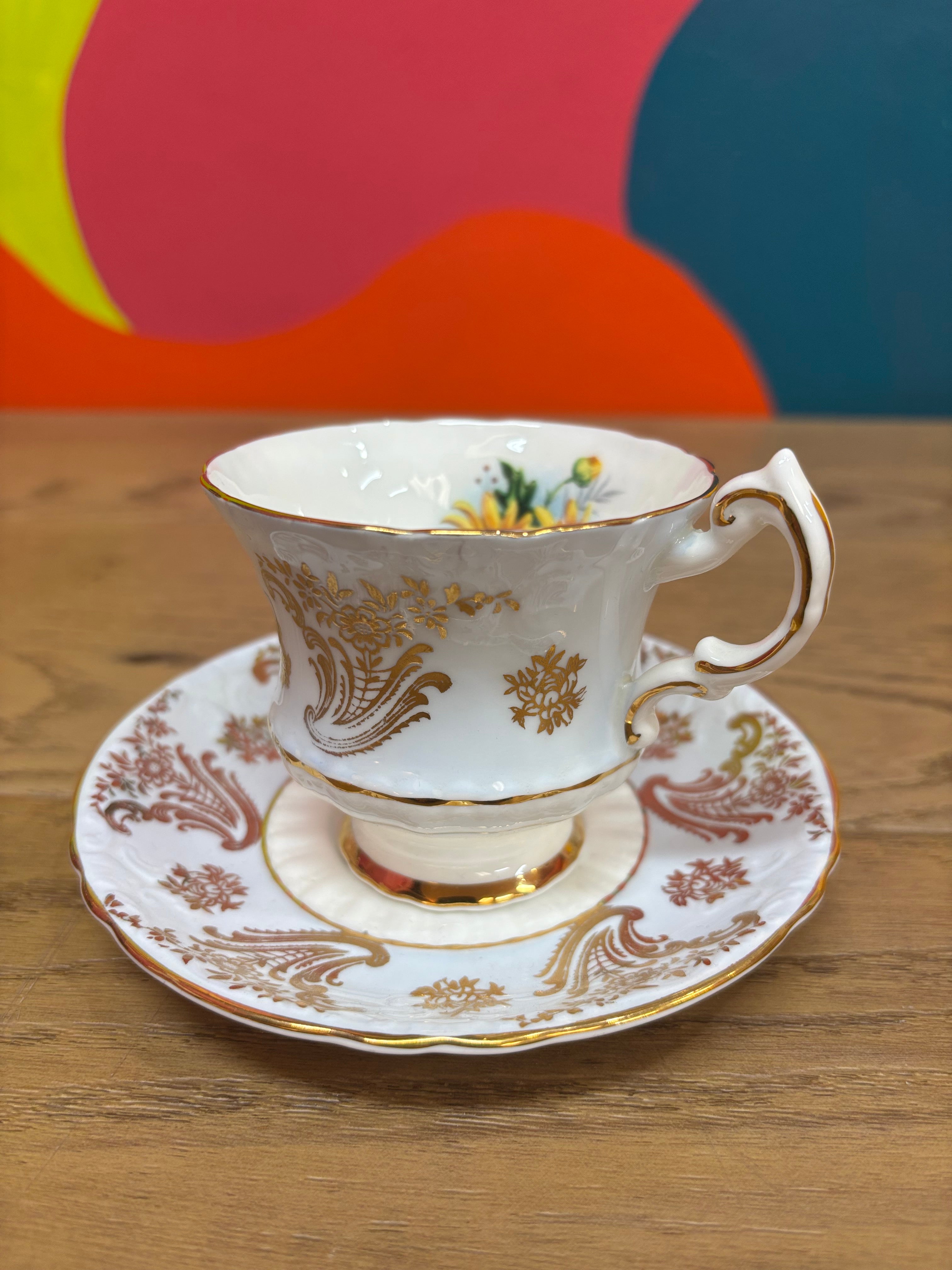 Pale Blue Paragon Teacup & Saucer