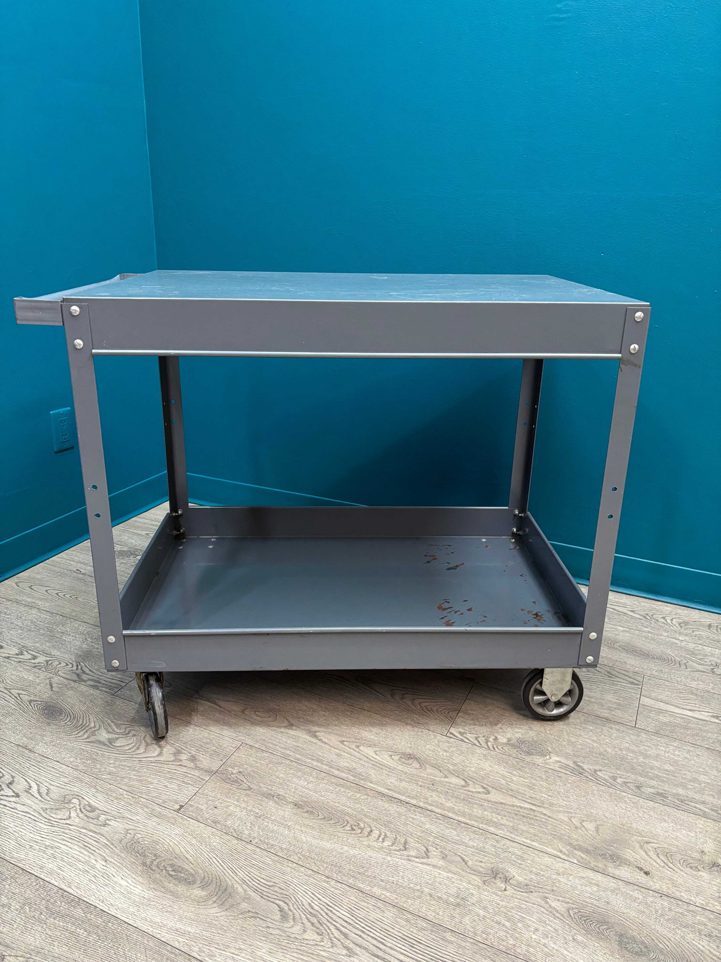 Large Metal Rolling Cart