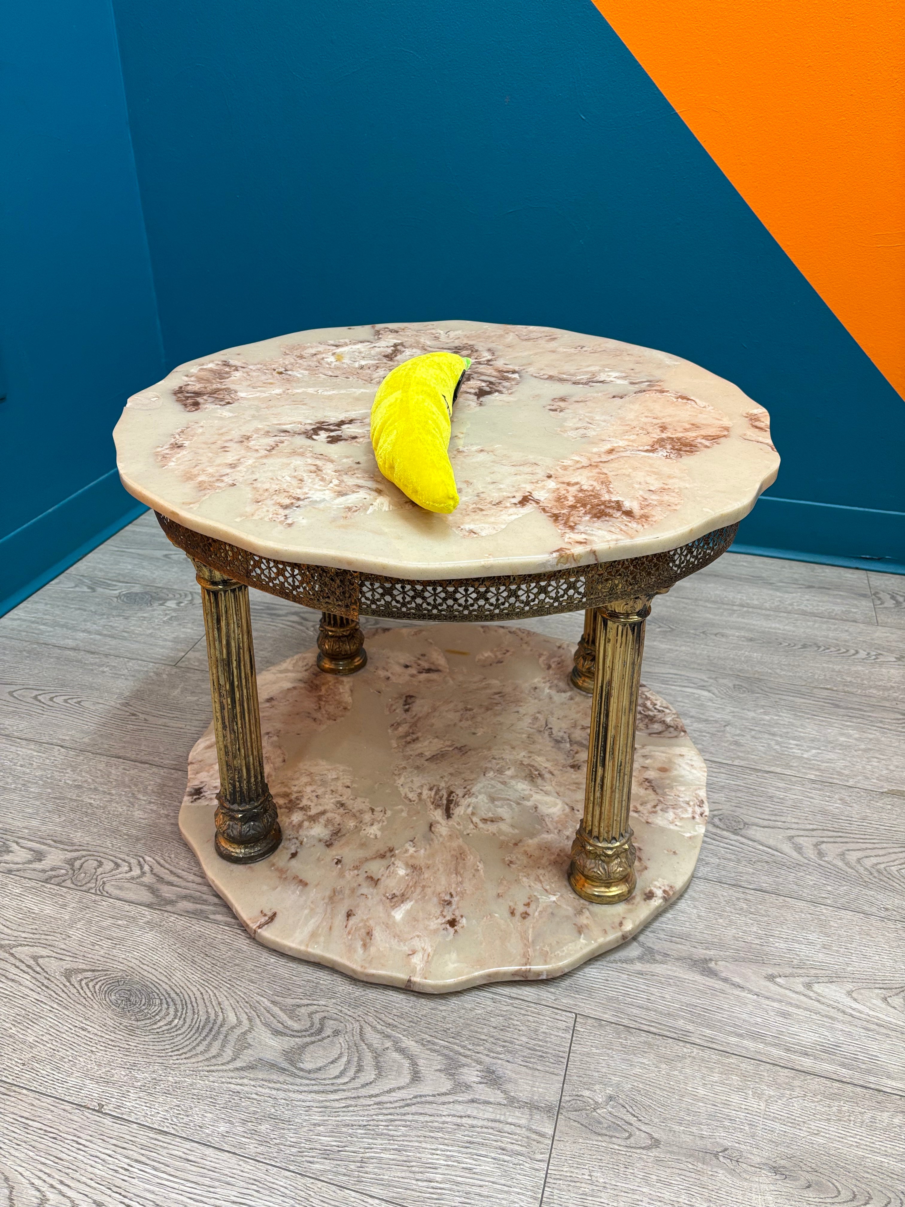 Round Marble Side Table
