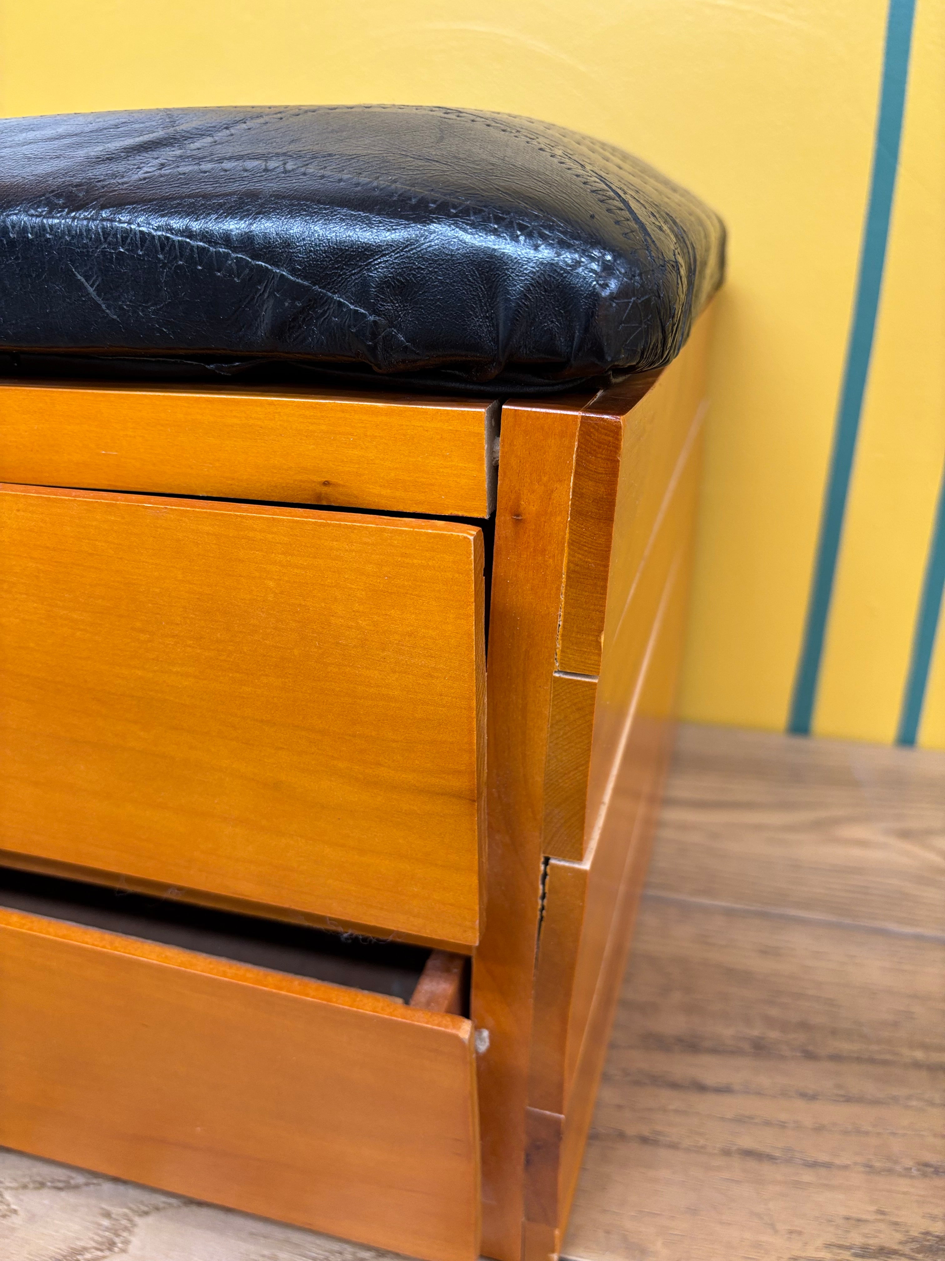 Wood Sewing Footstool