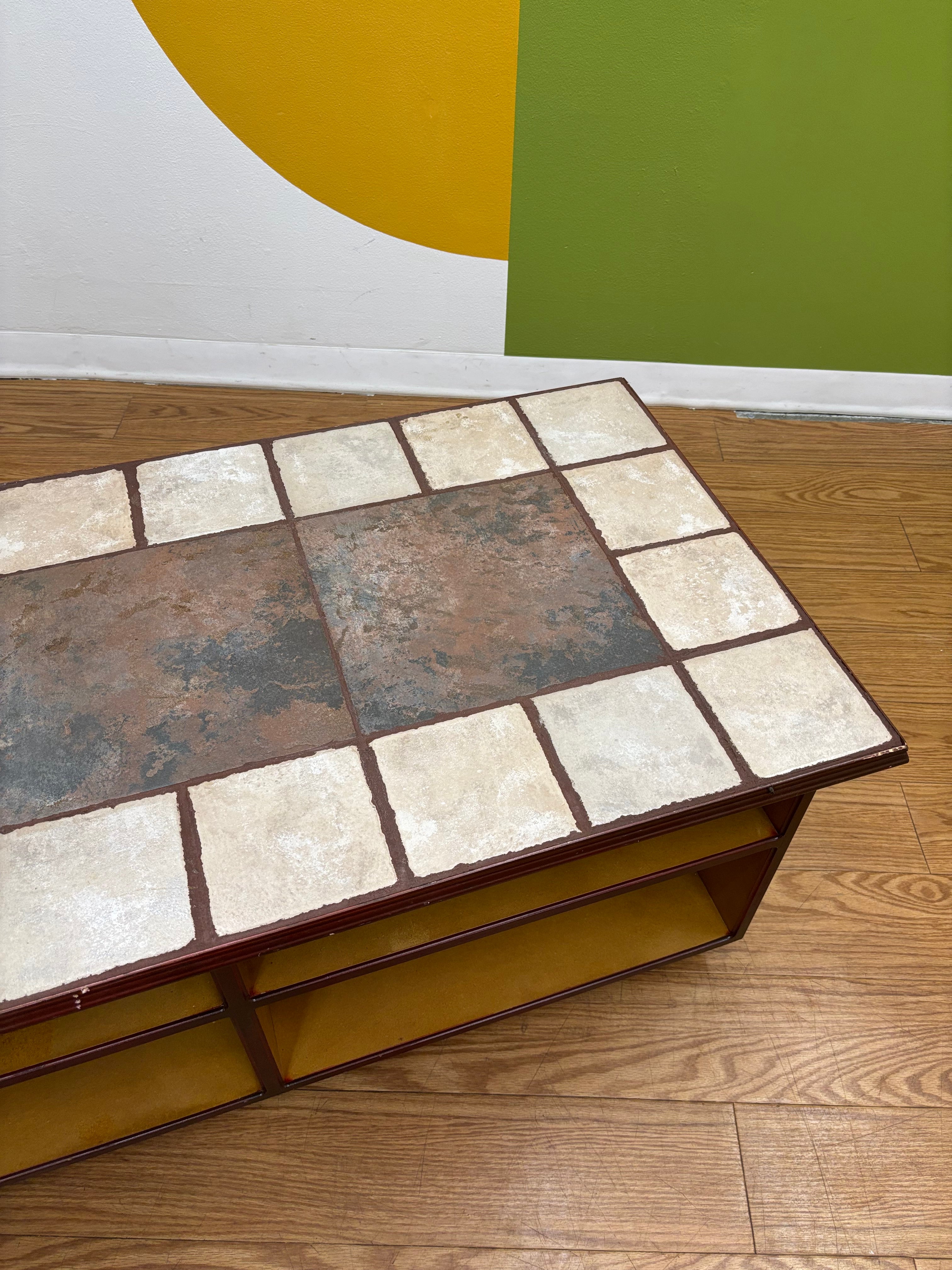 Tile Wood Coffee Table