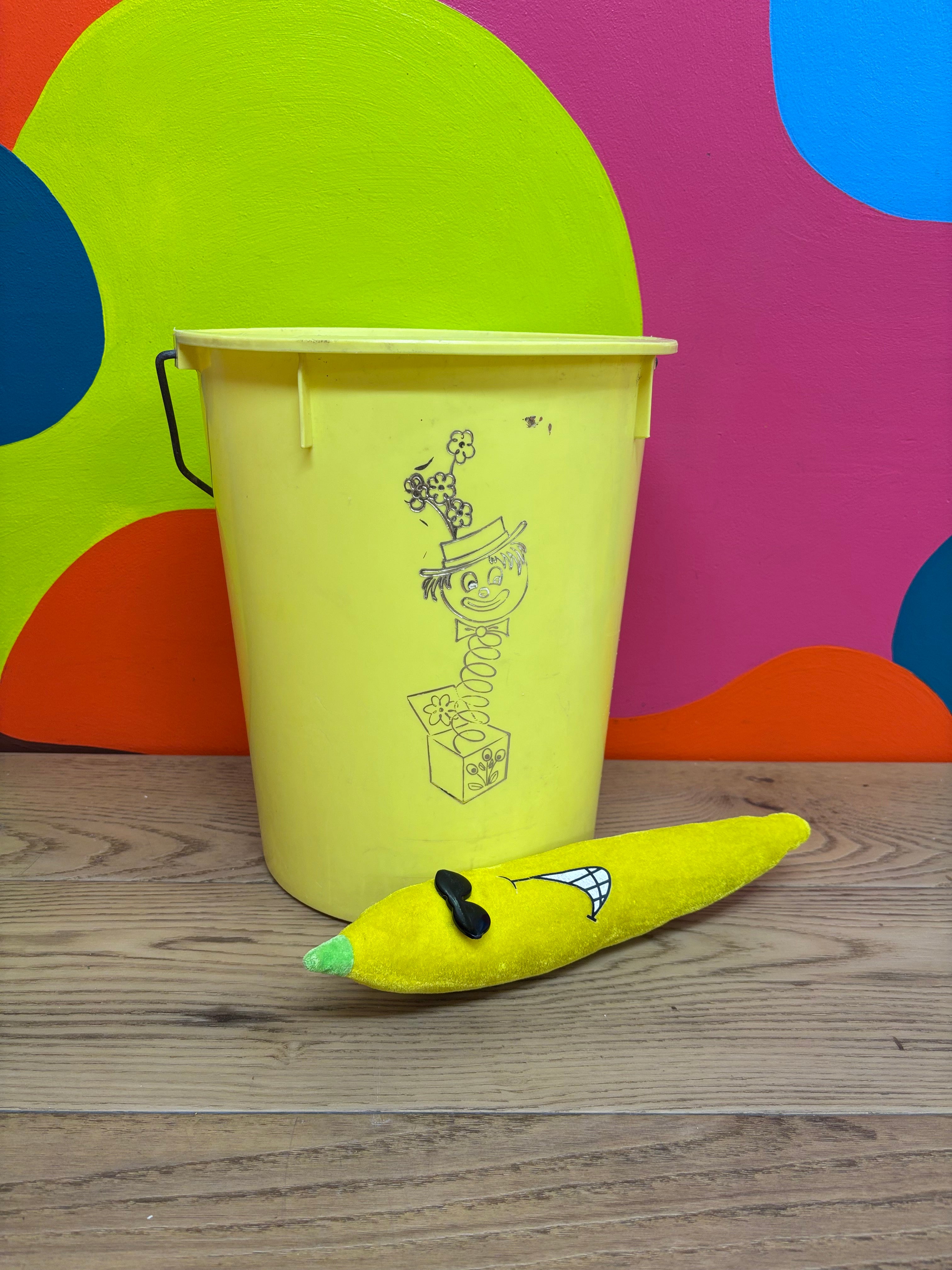Yellow Jack in The Box Garbage Can