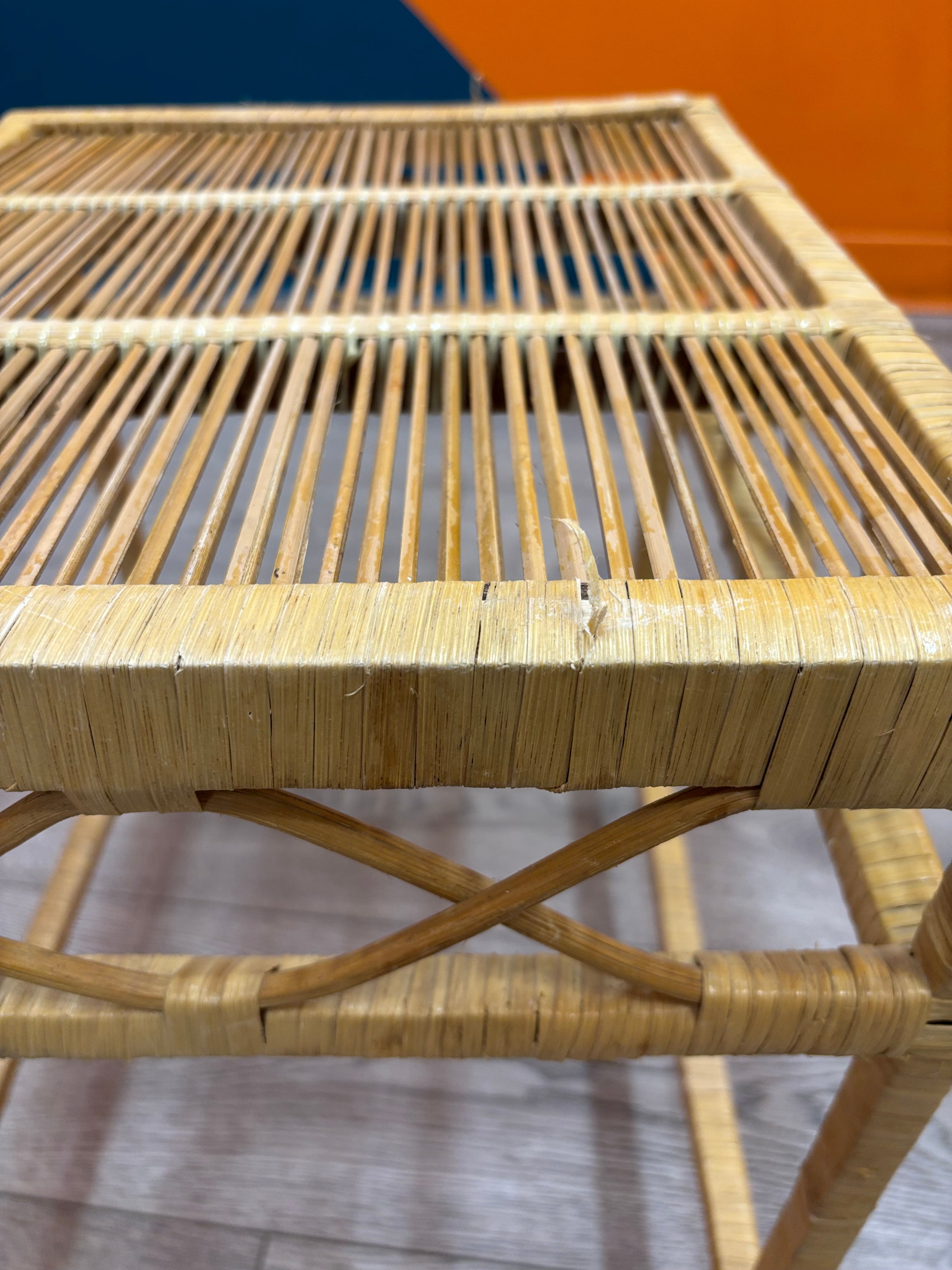 Wicker Side Table
