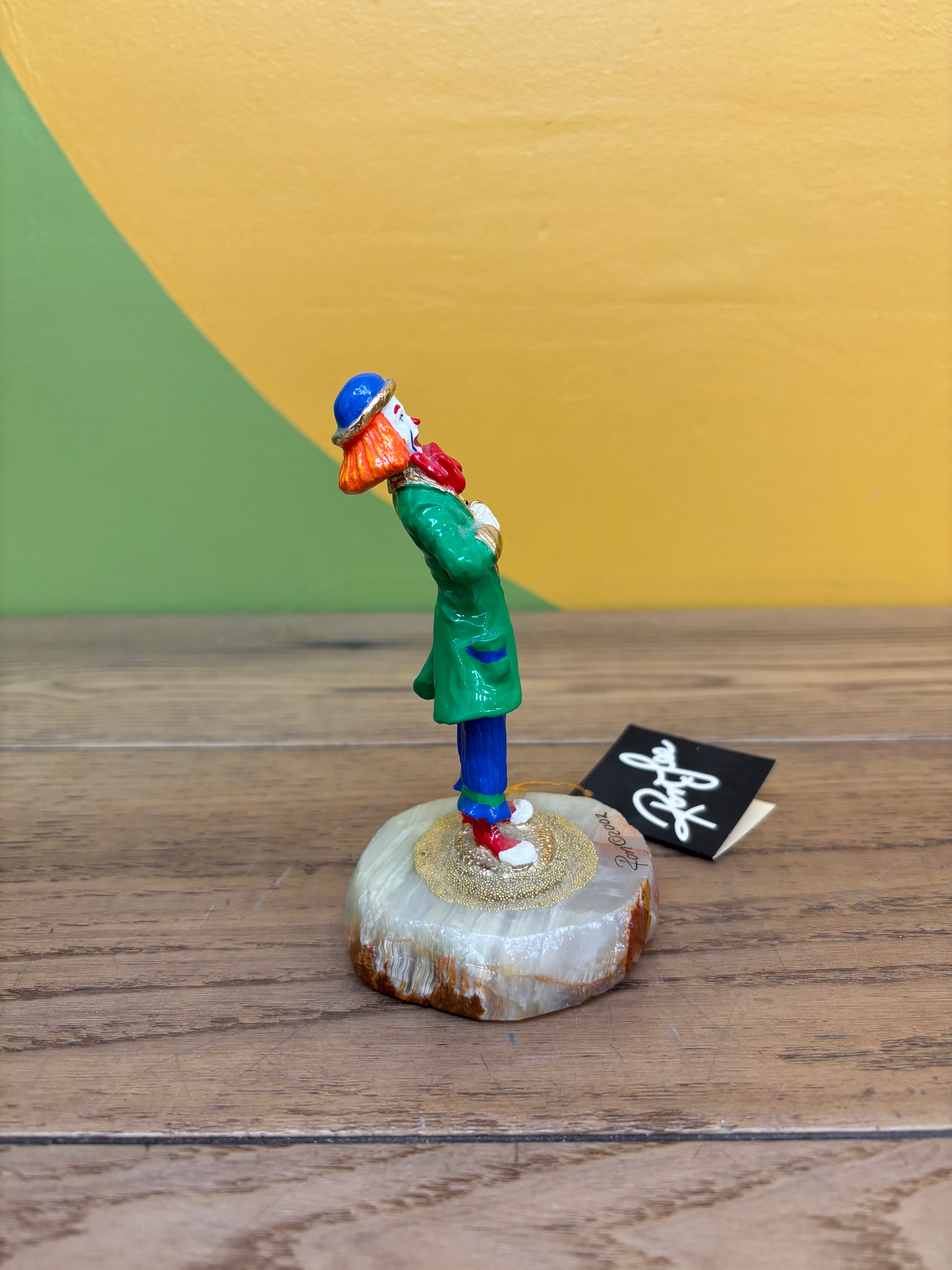 Ron Lee Onyx Clown Statue