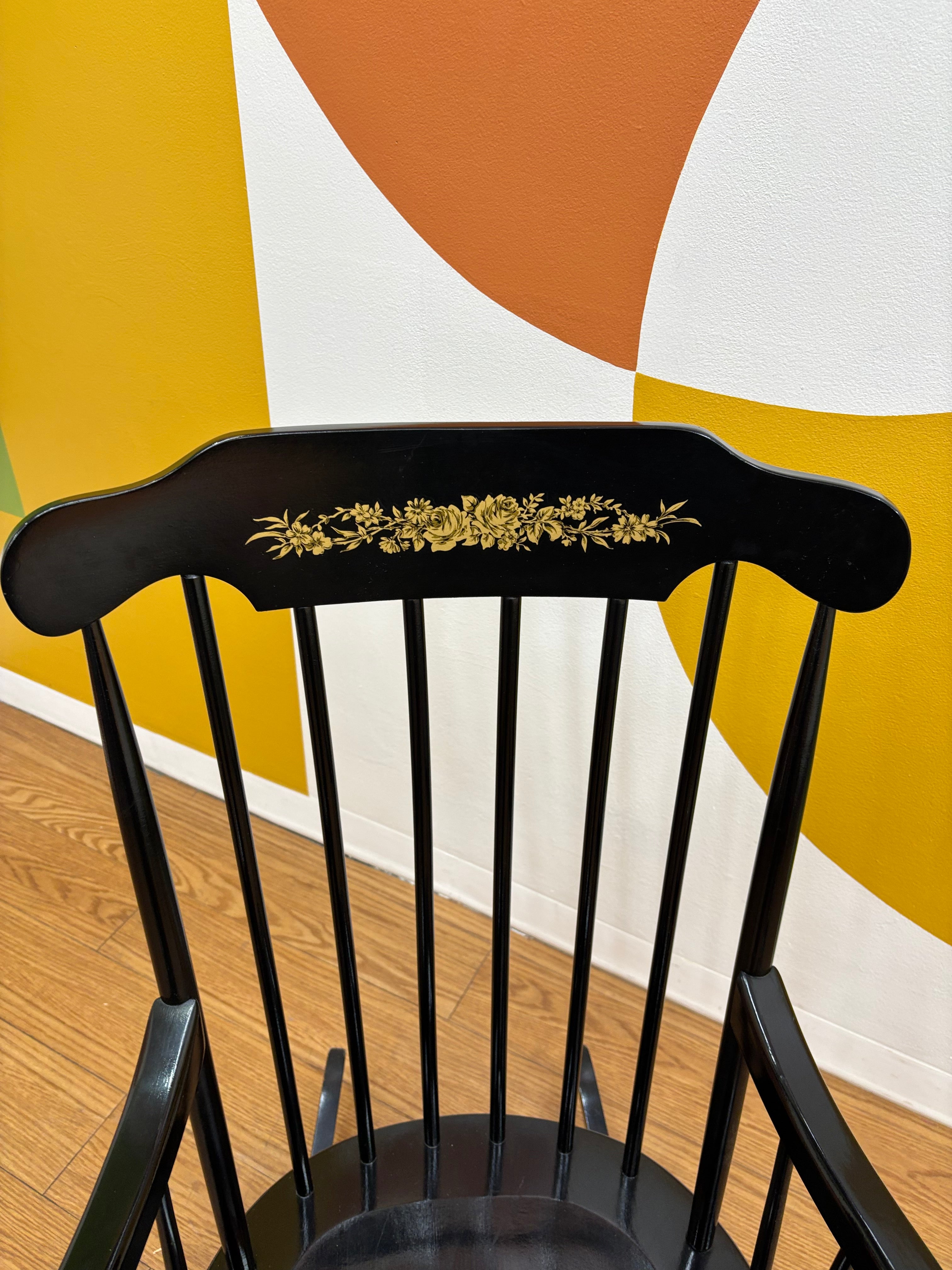 Black Rocking Chair