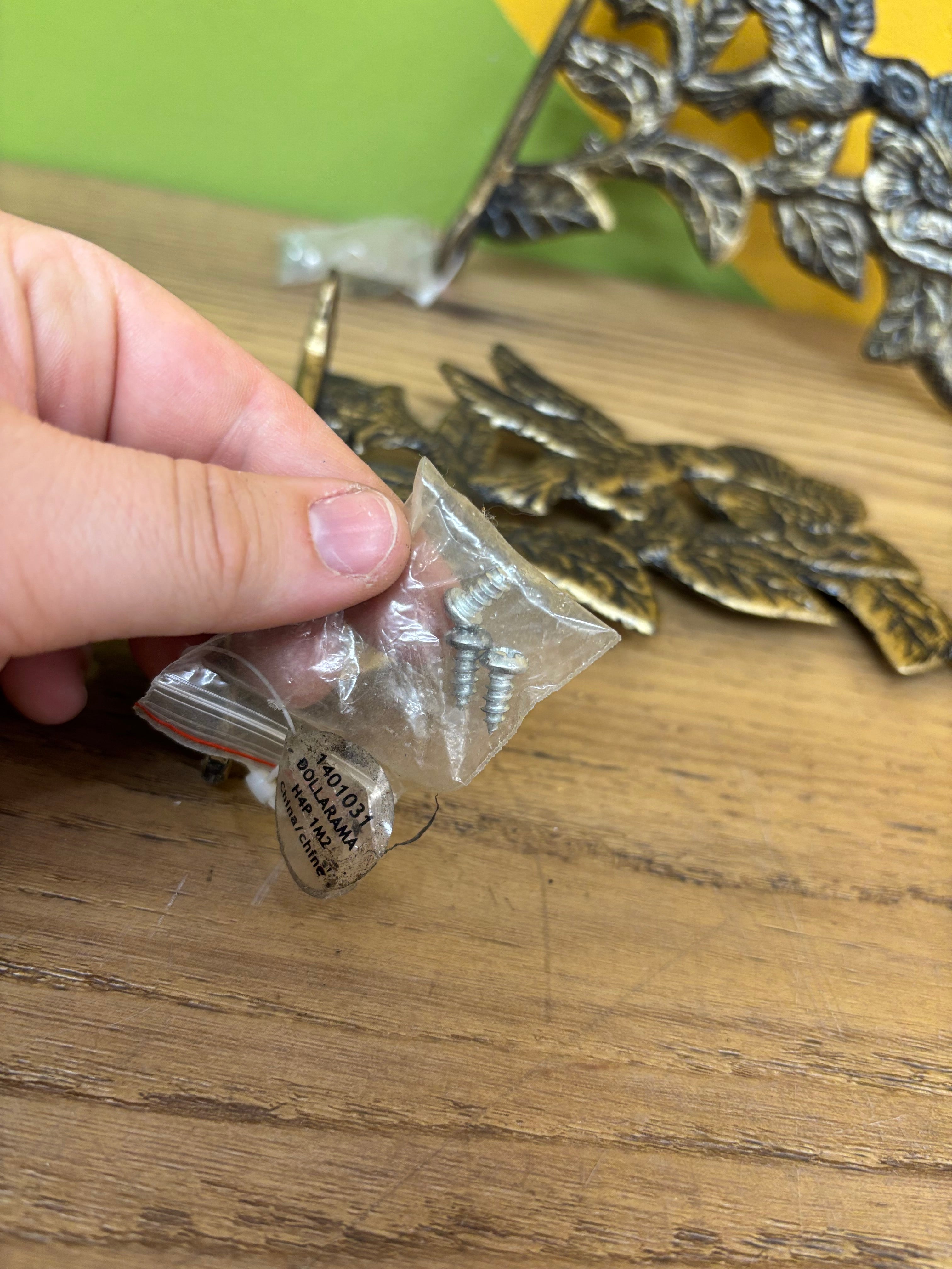 (2) Wall Hanging Hummingbird Hooks