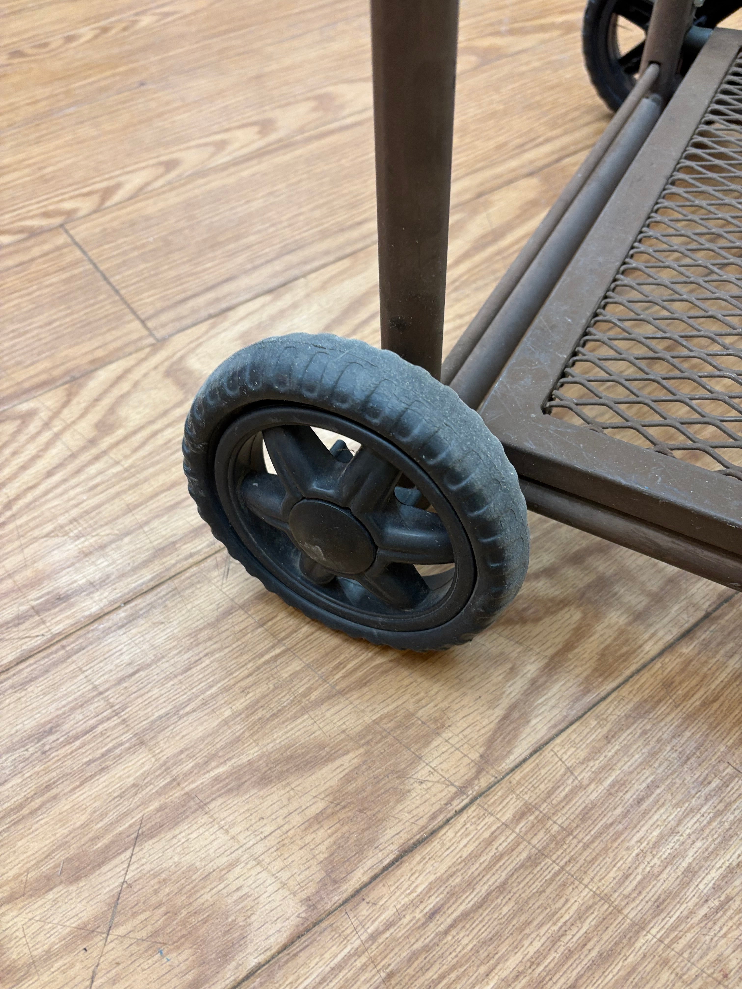 Rolling Glass Cart