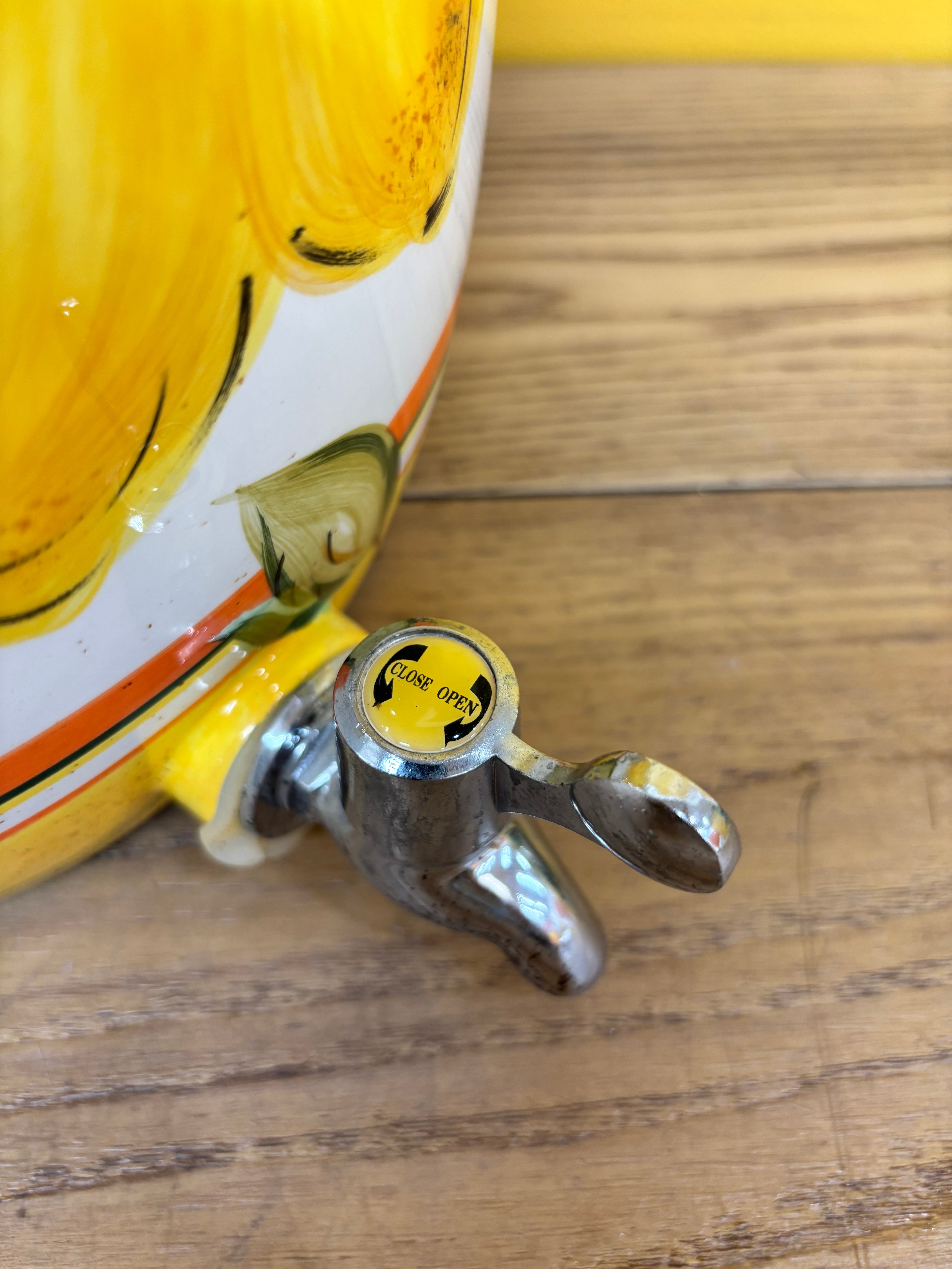 Large Lemon Beverage Dispenser