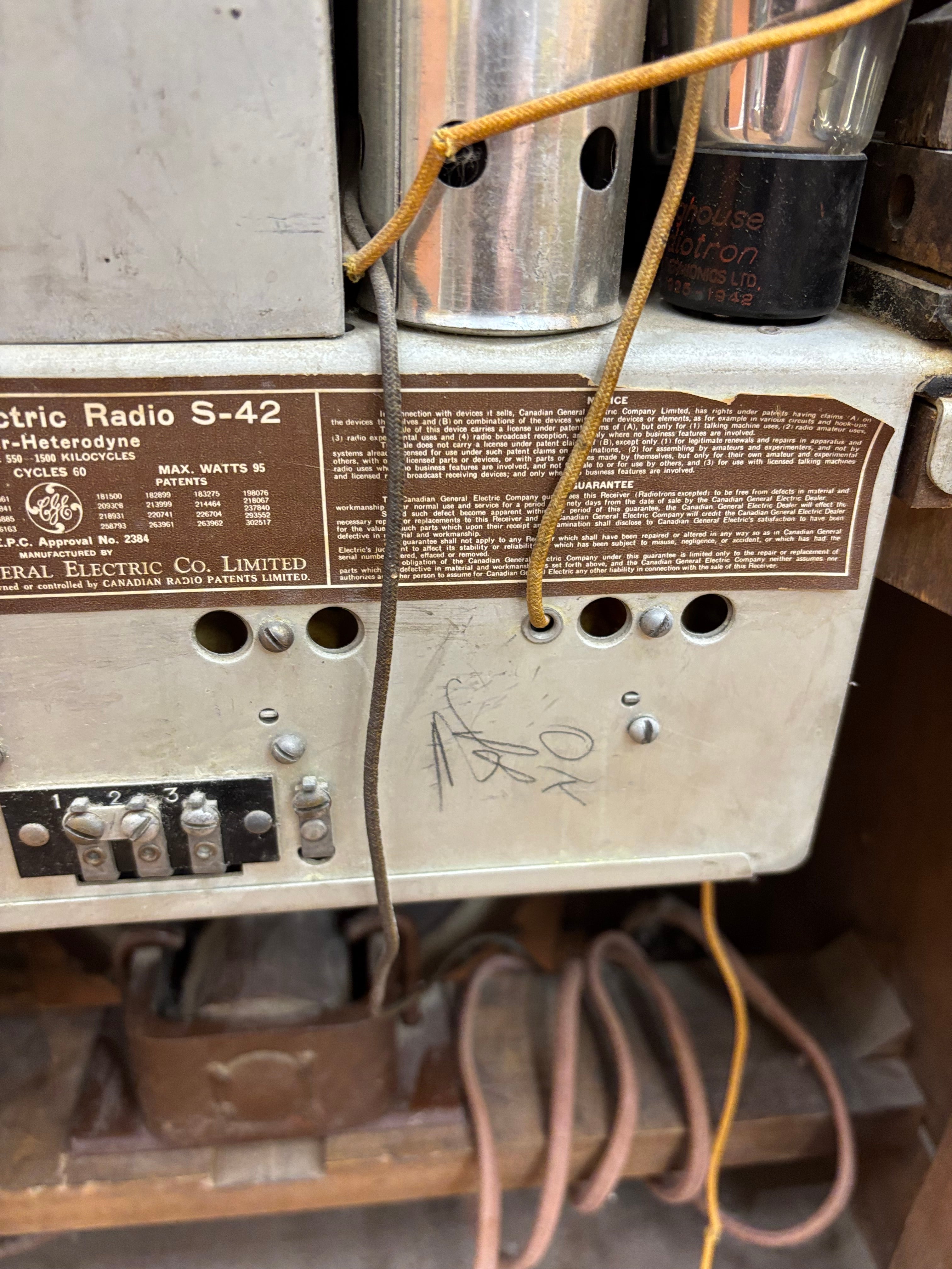 General Electric Model Radio