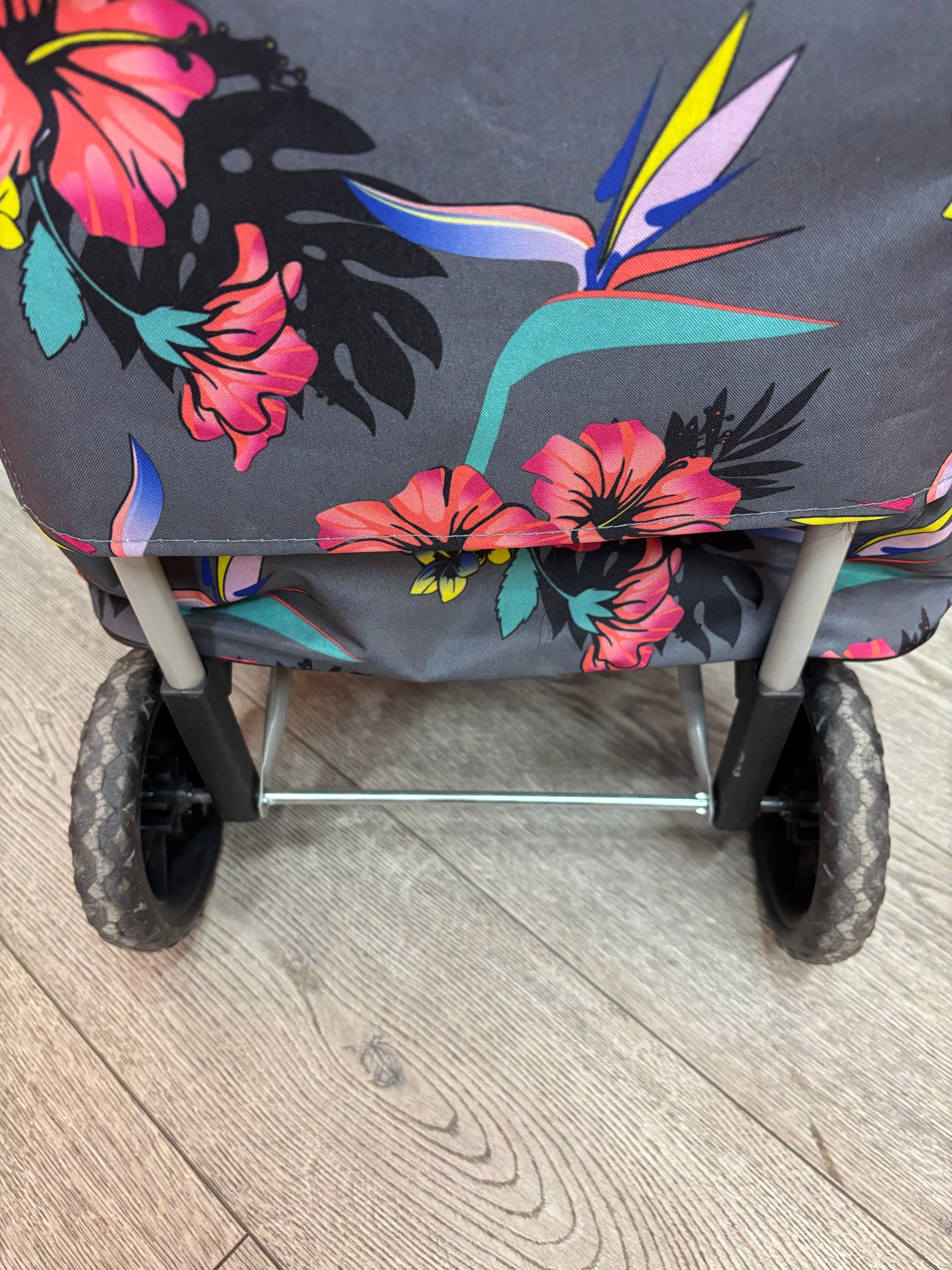 Floral Trolley Cart