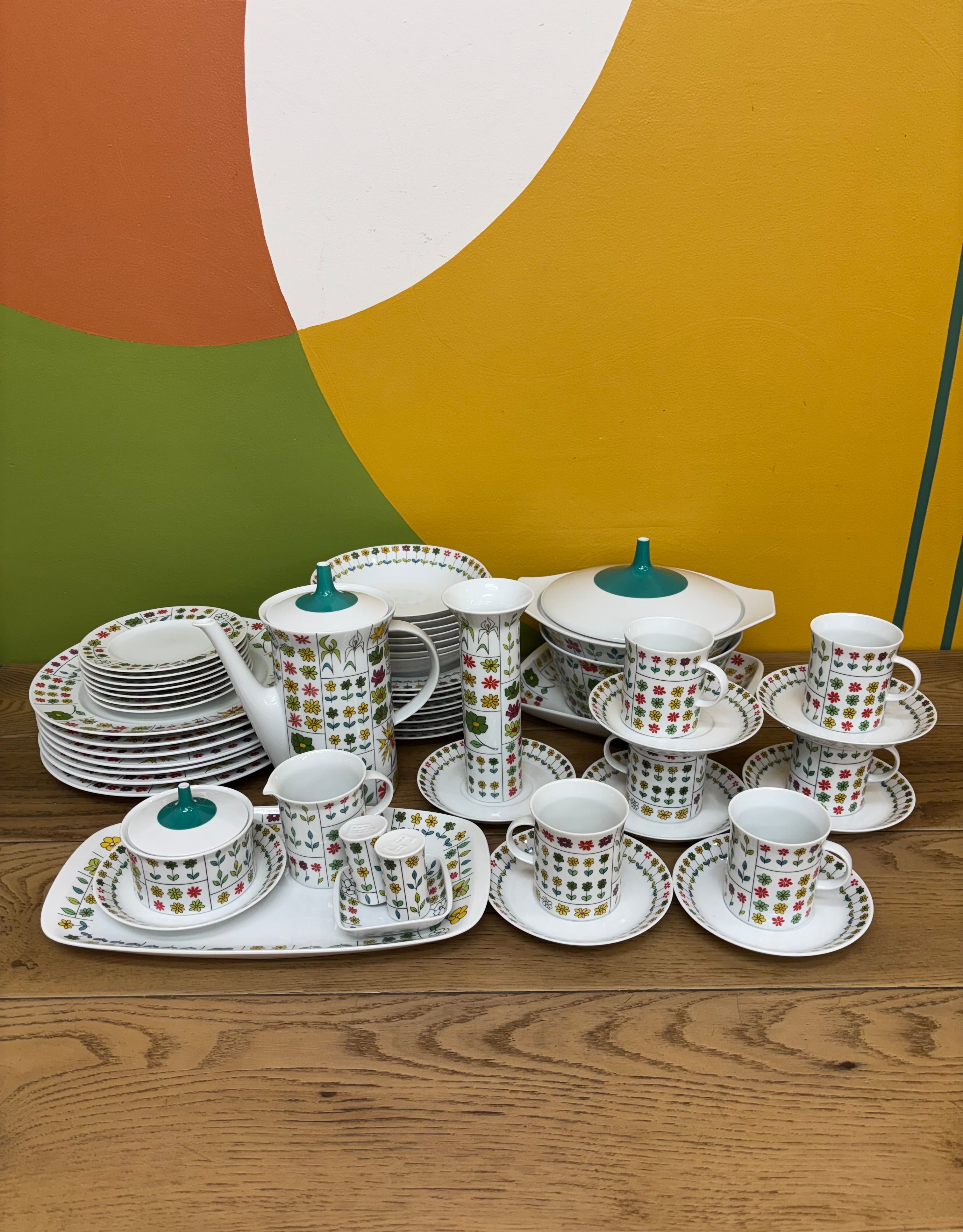 Large Piemonte Floral Set by Rosenthal