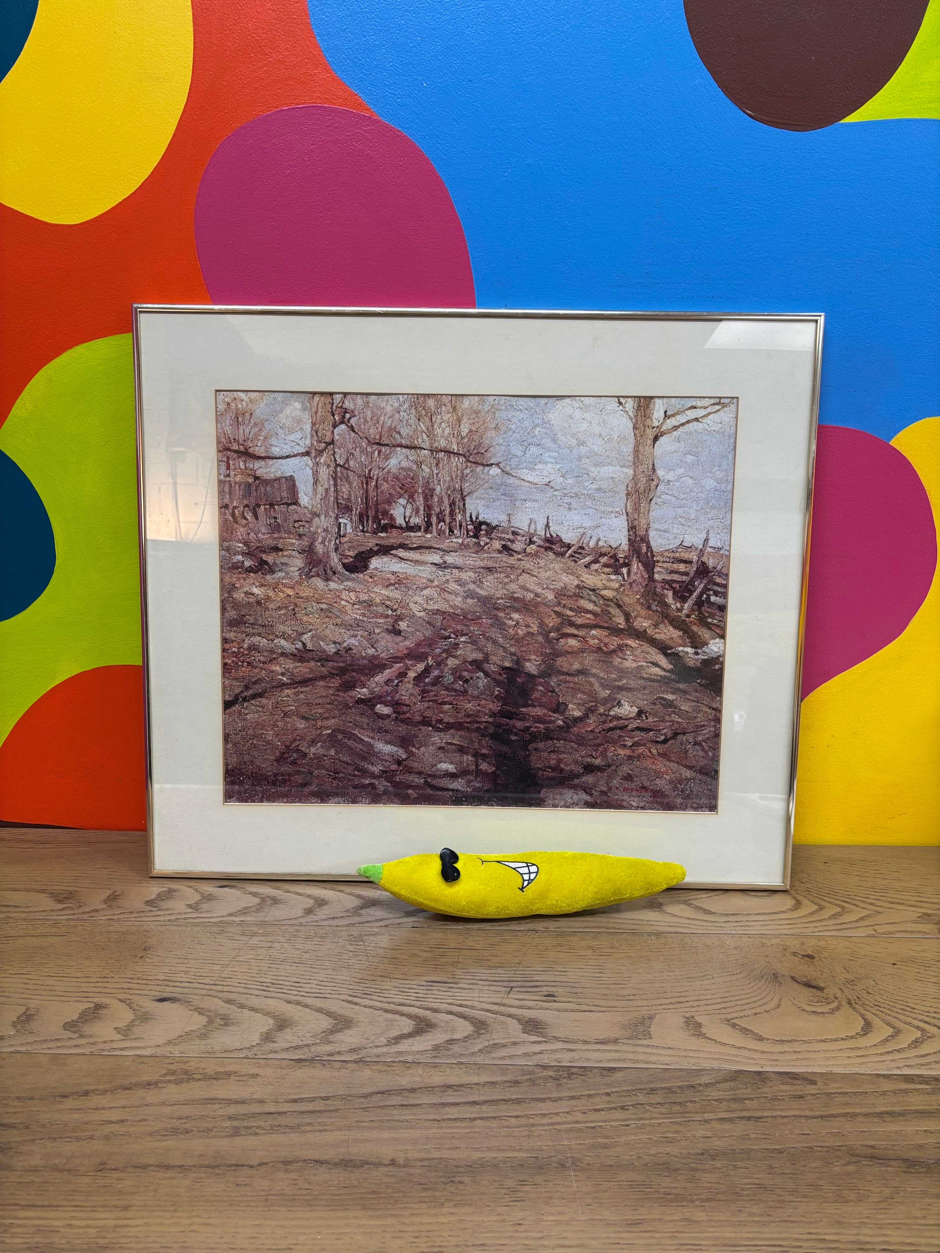 The Edge of the Maple Wood Print by Alexander Jackson