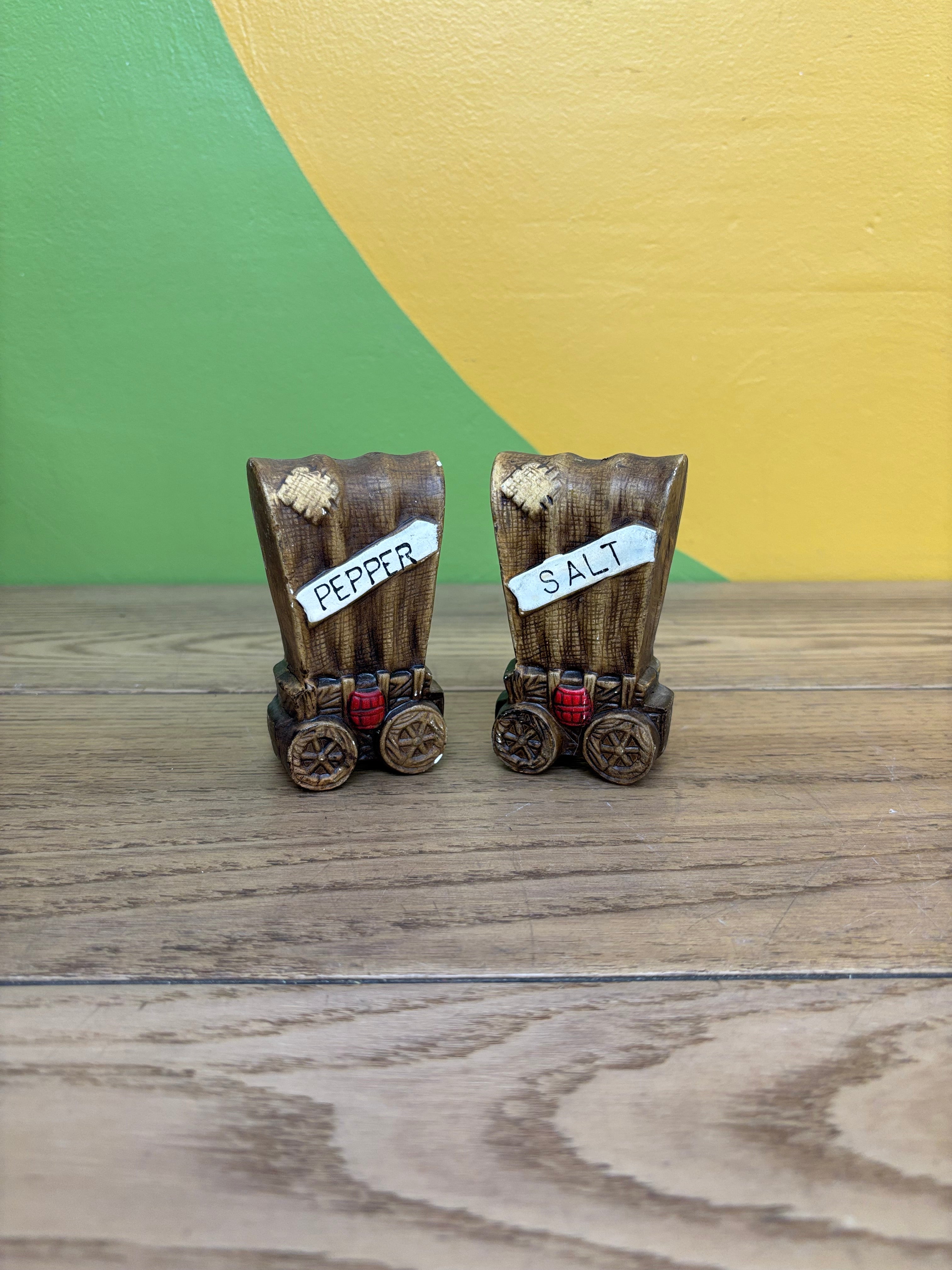 Wagon Salt & Pepper Shakers