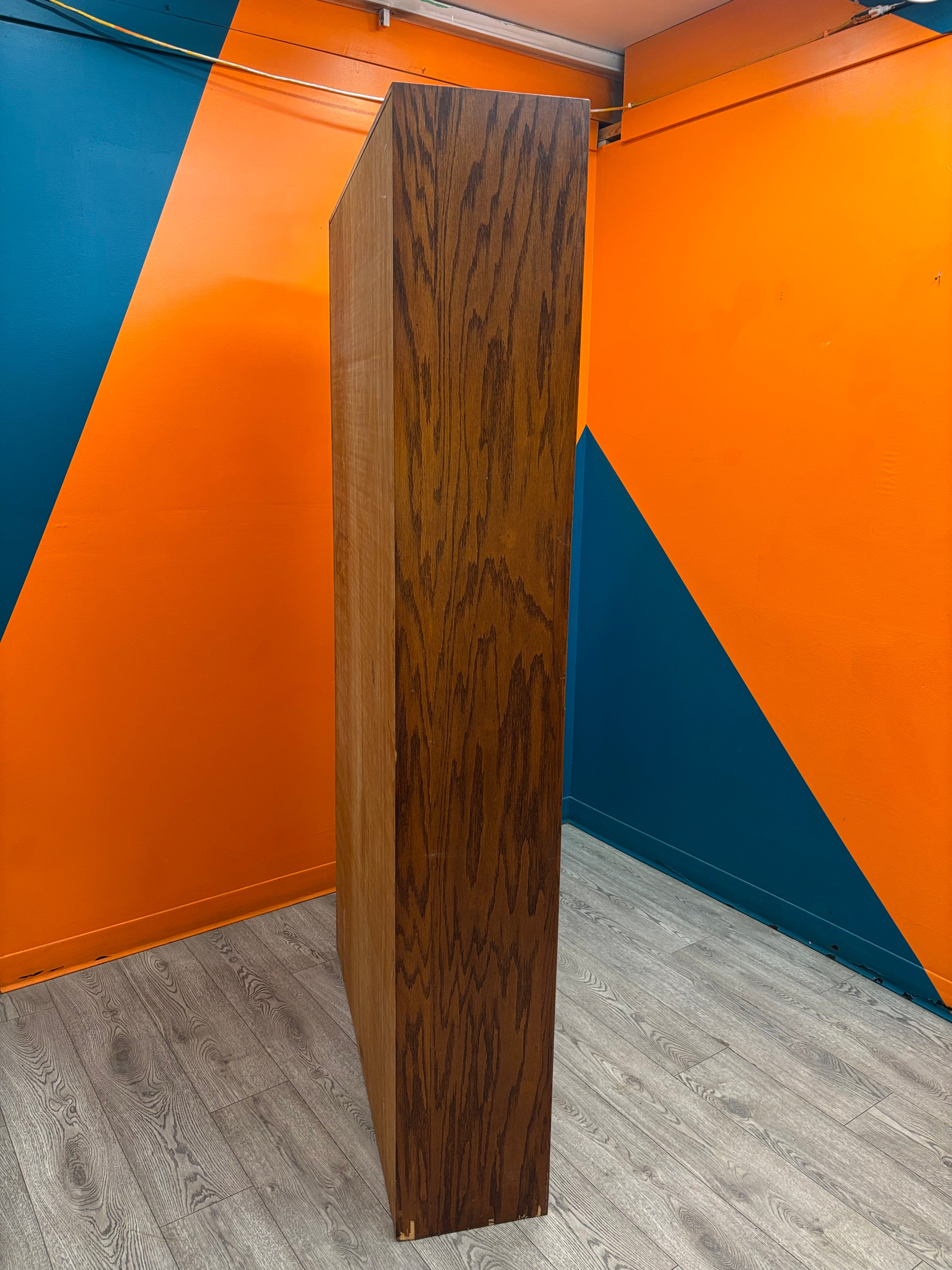 Wood 6 Tier Bookshelf