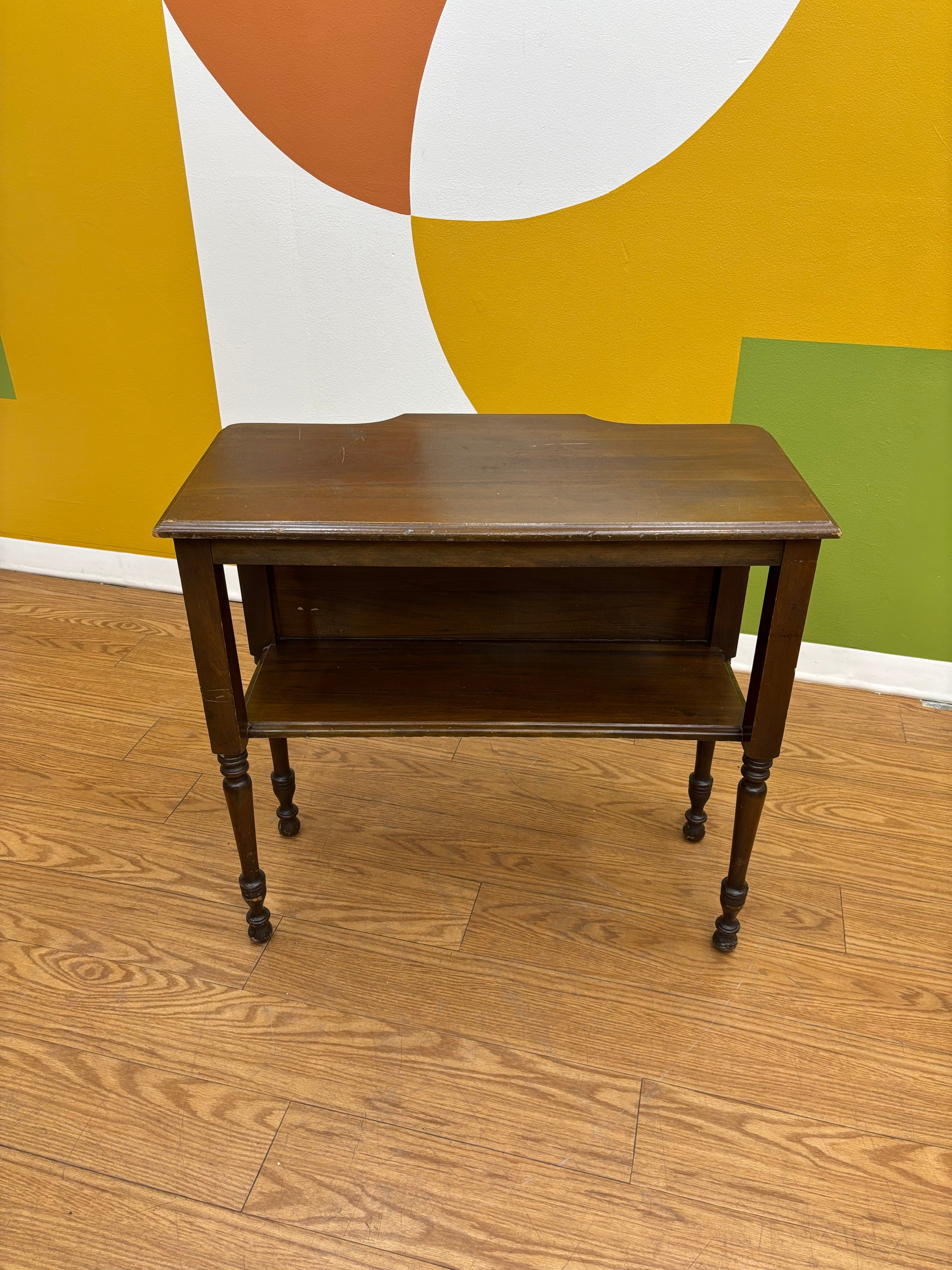 Wood Side Table