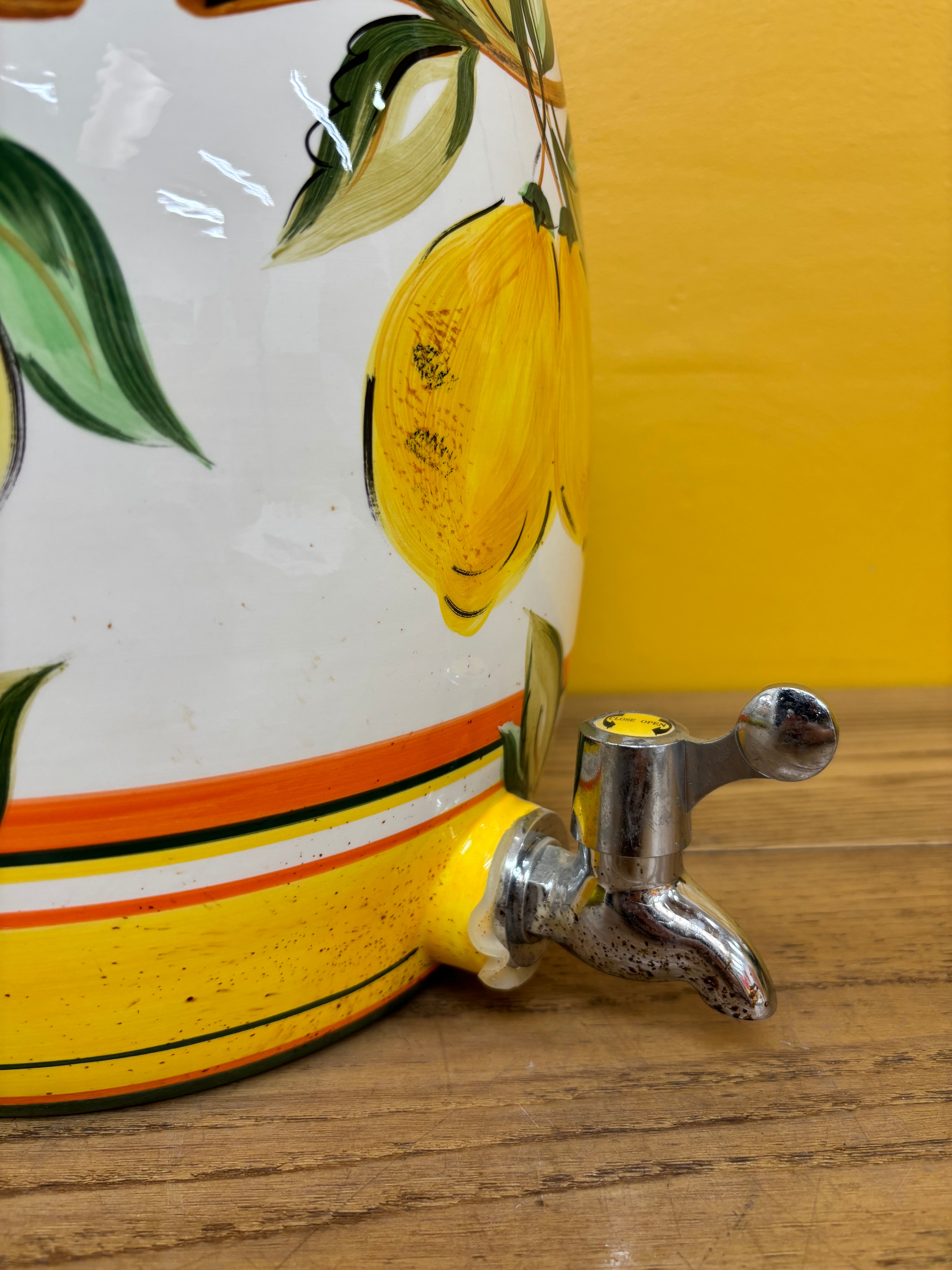Large Lemon Beverage Dispenser