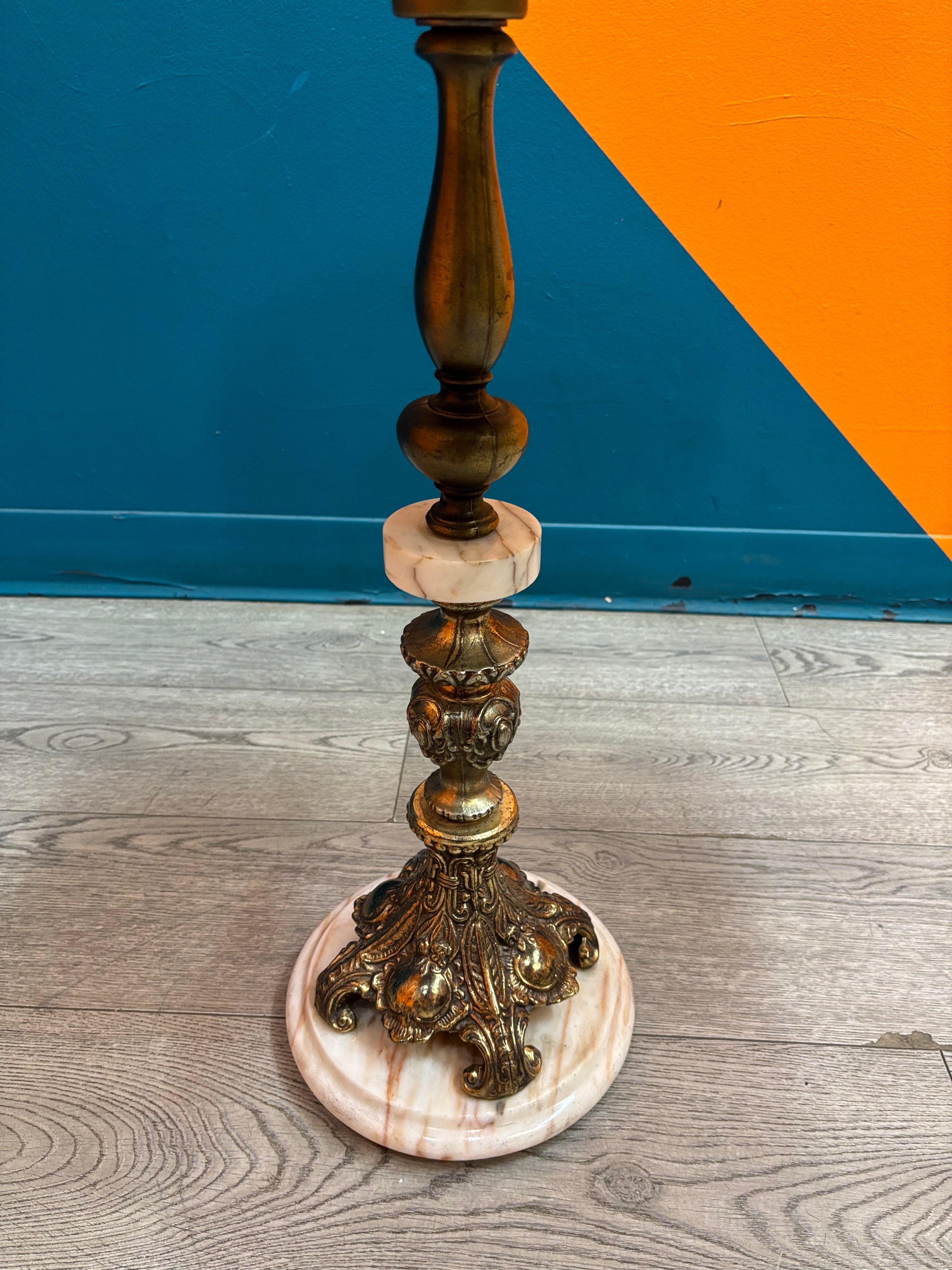 Round Marble Top Side Table