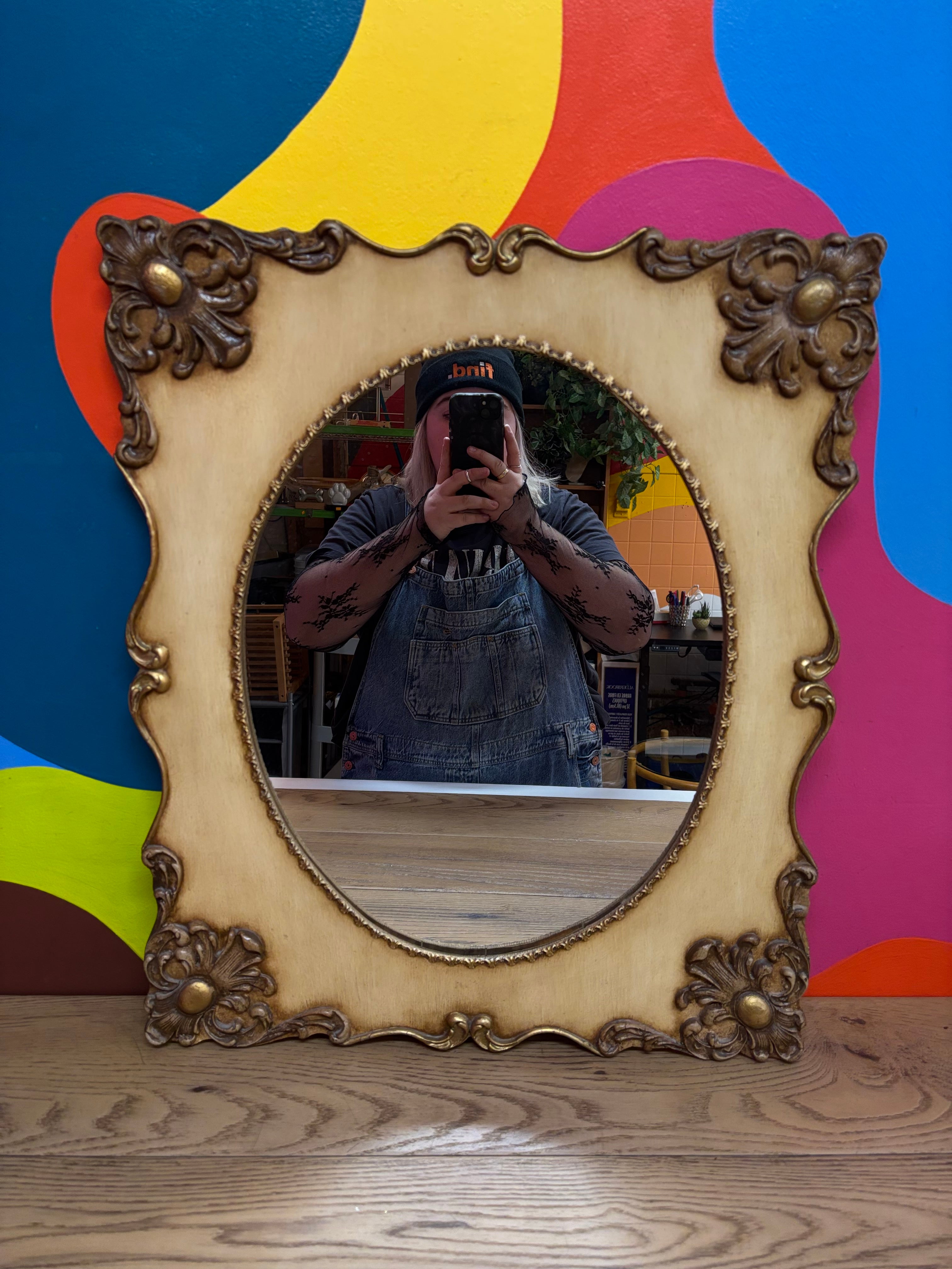 Gold Framed Mirror