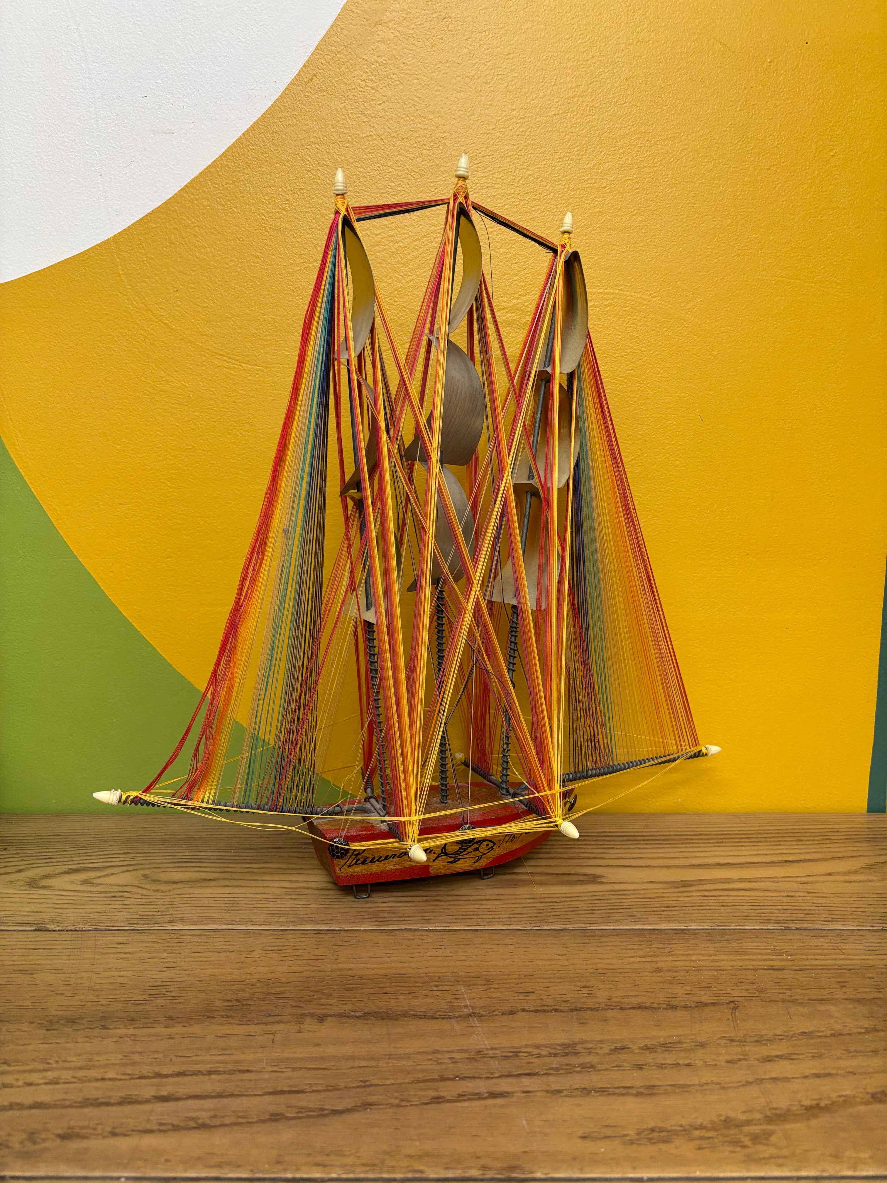String Art Boat