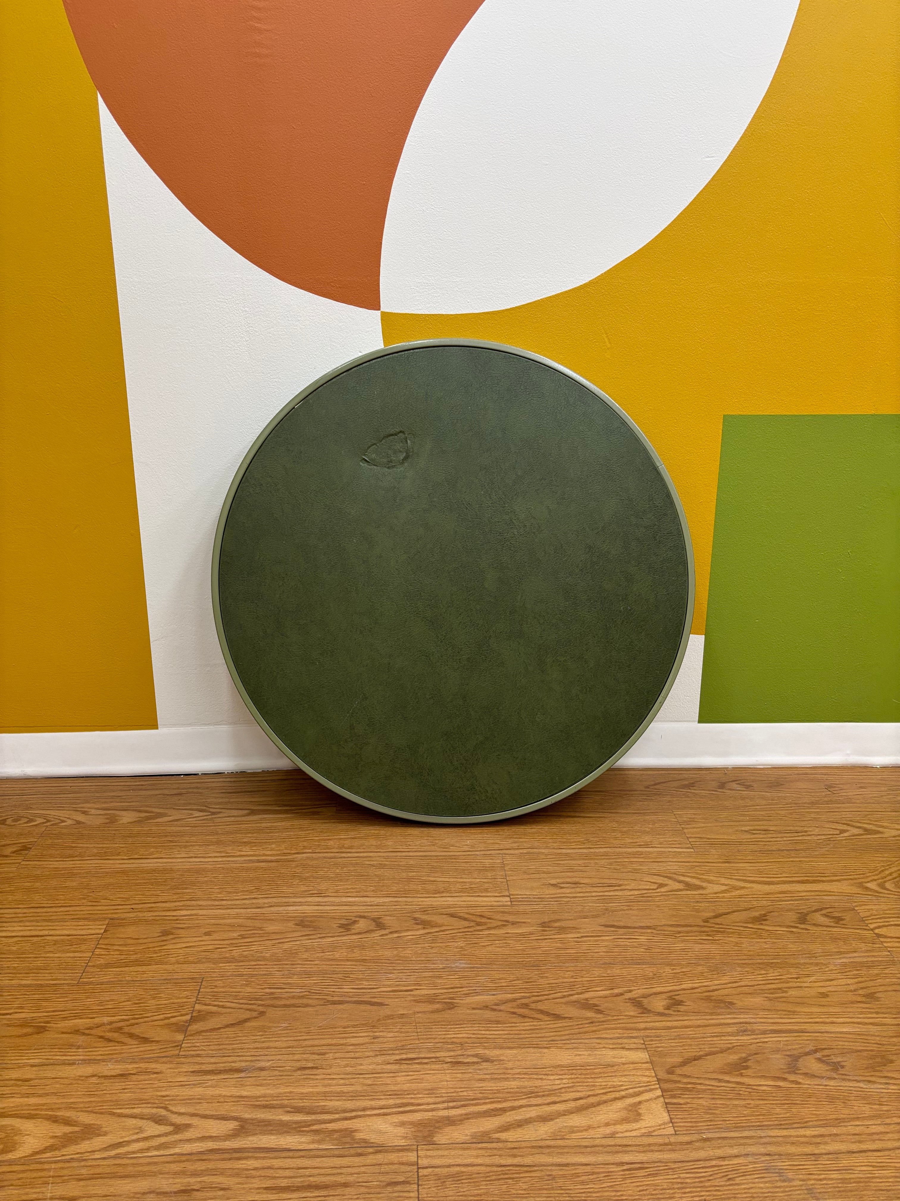 Green Folding Card Table