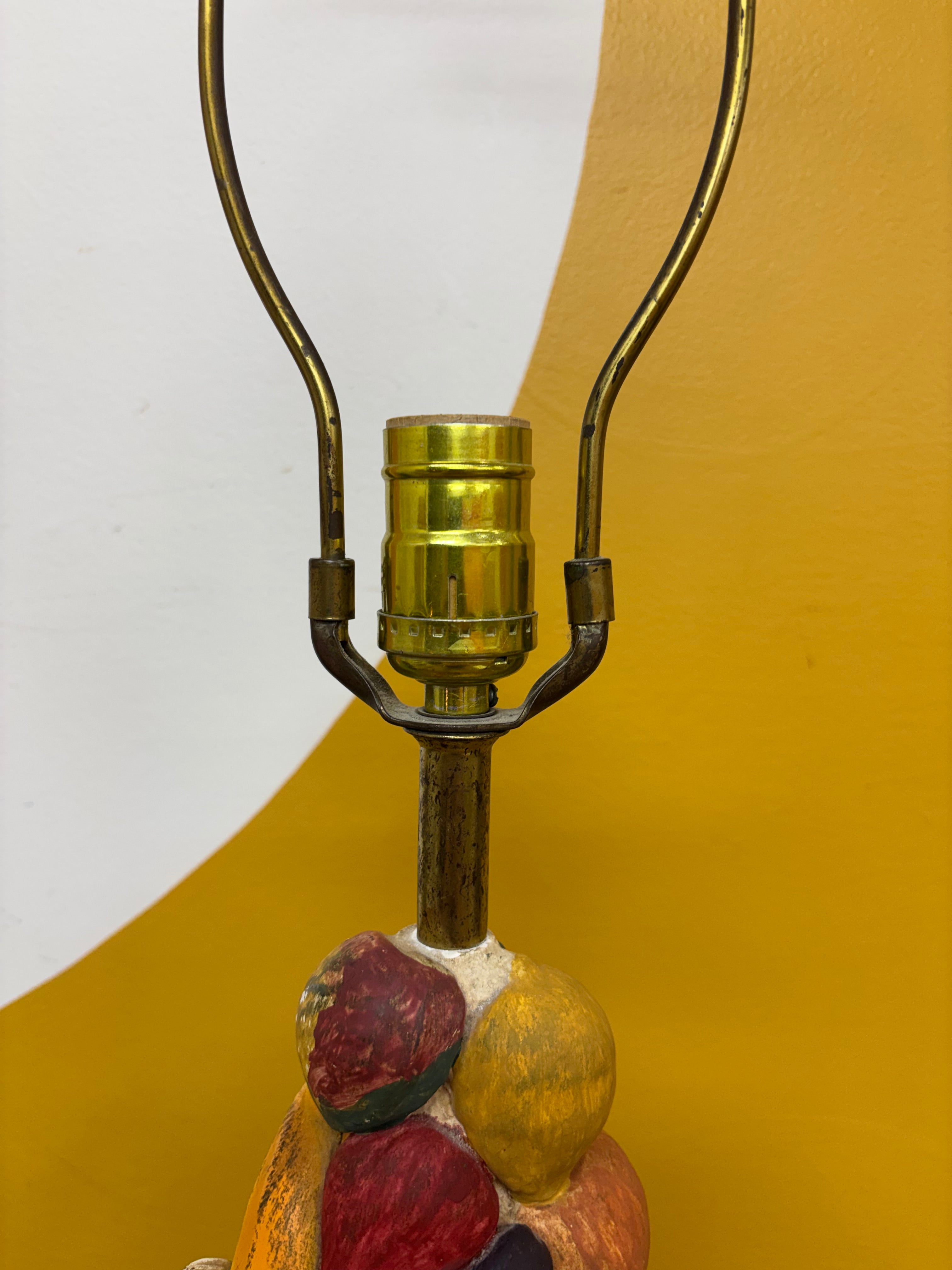 Ceramic Fruit Table Lamp