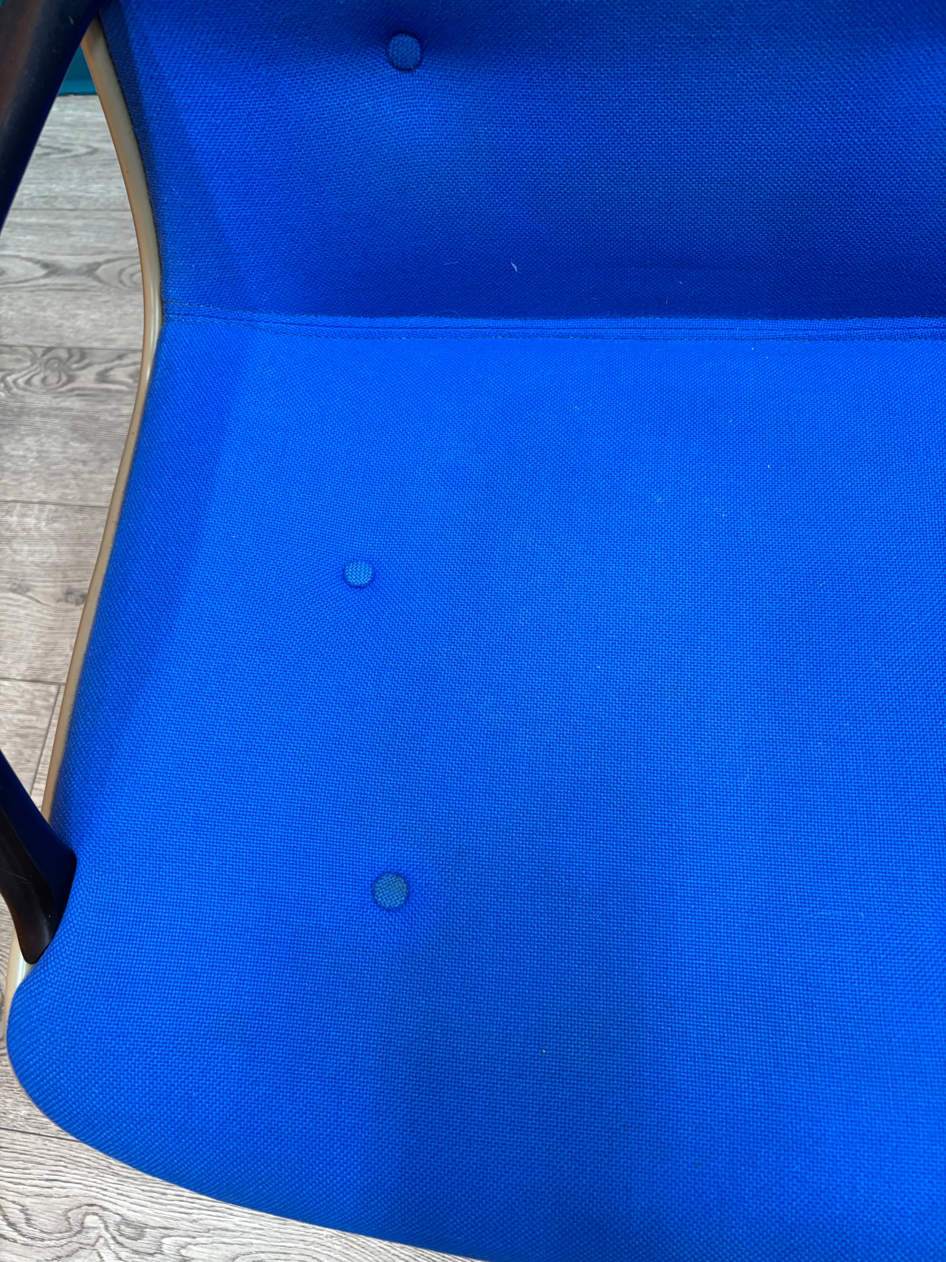 Blue Steelcase 451 Rolling Chair