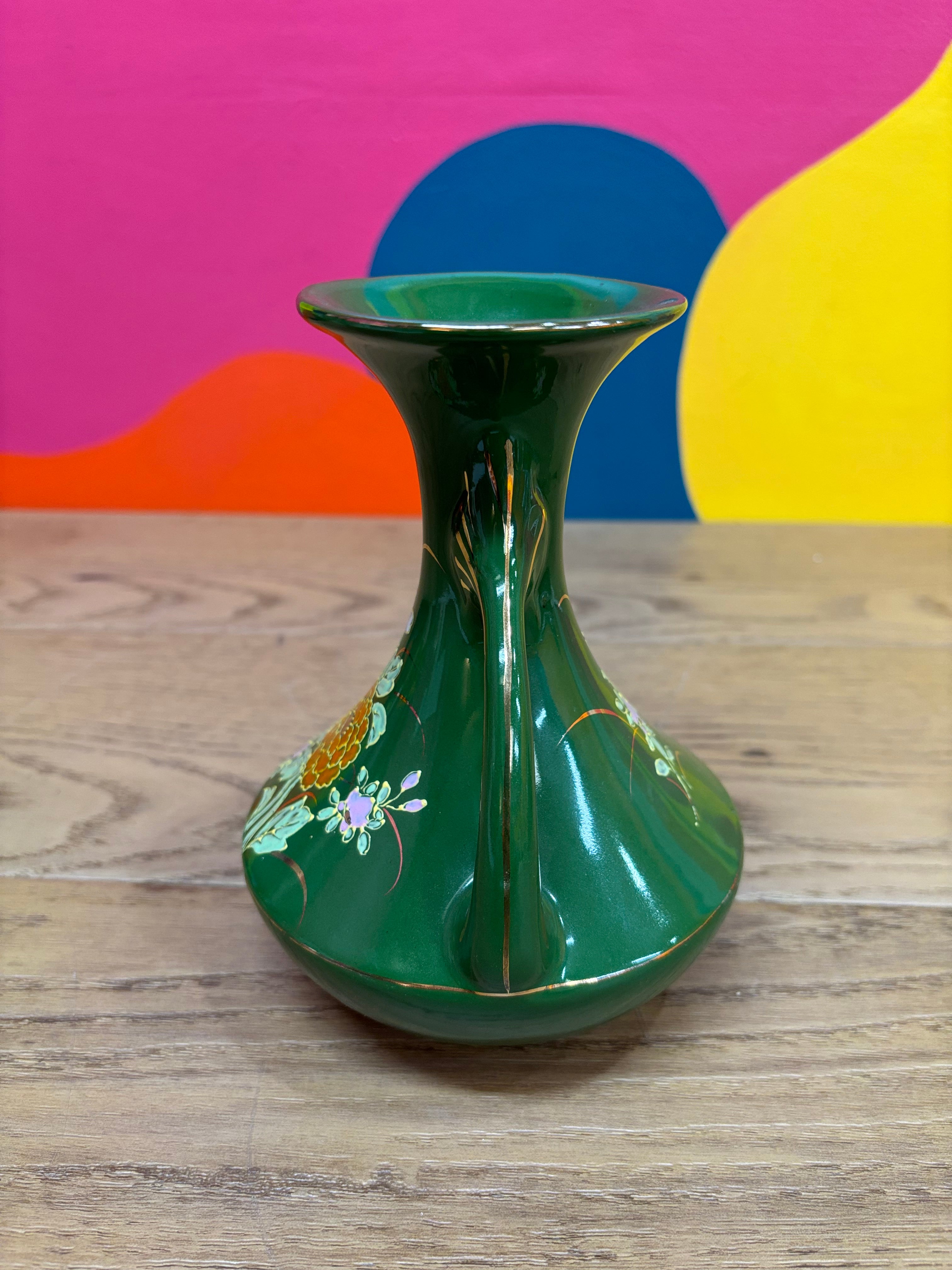 Small Green Decorative Vase