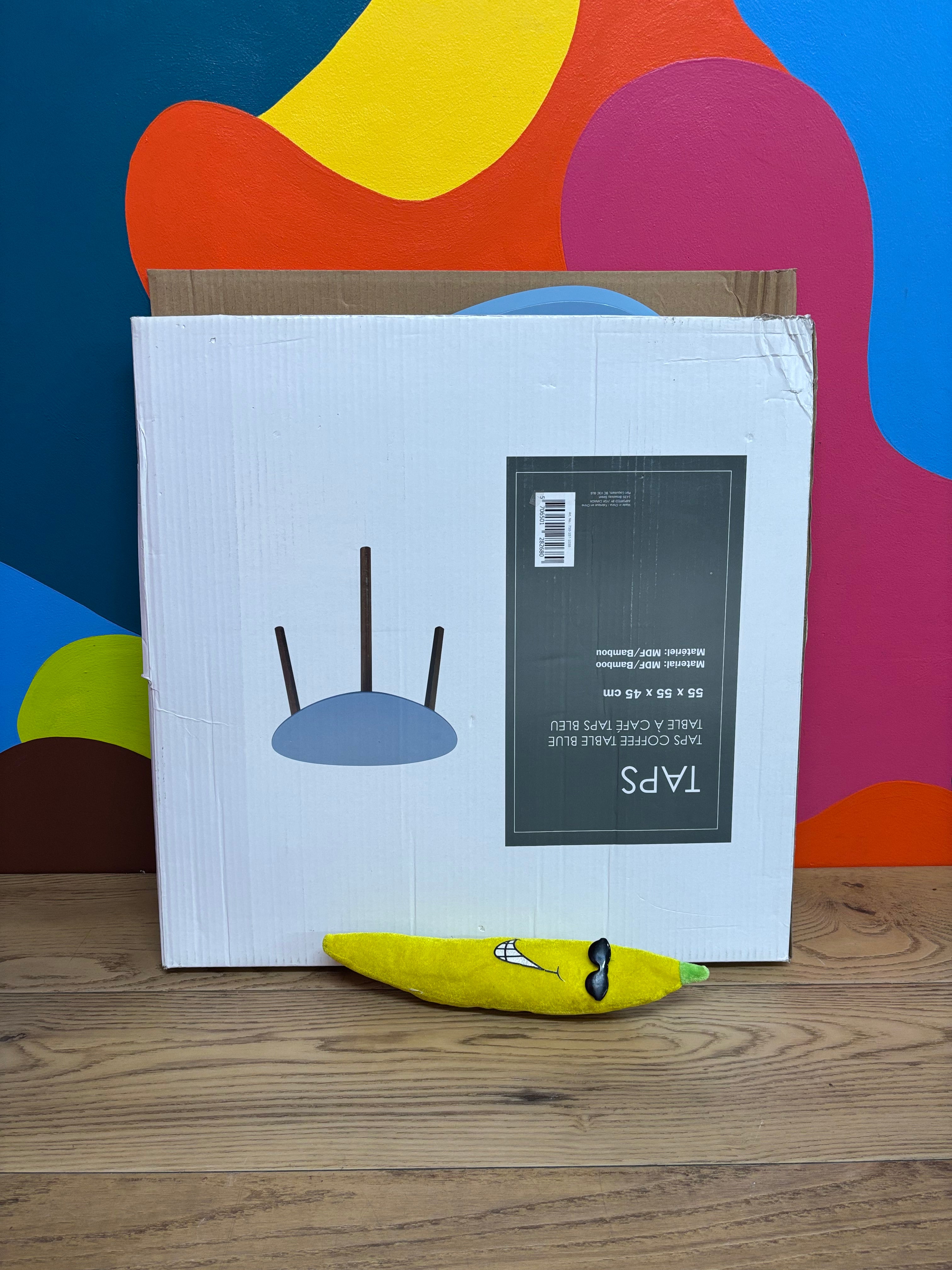 JYSK Blue Side Table (TAPS) - 5 available