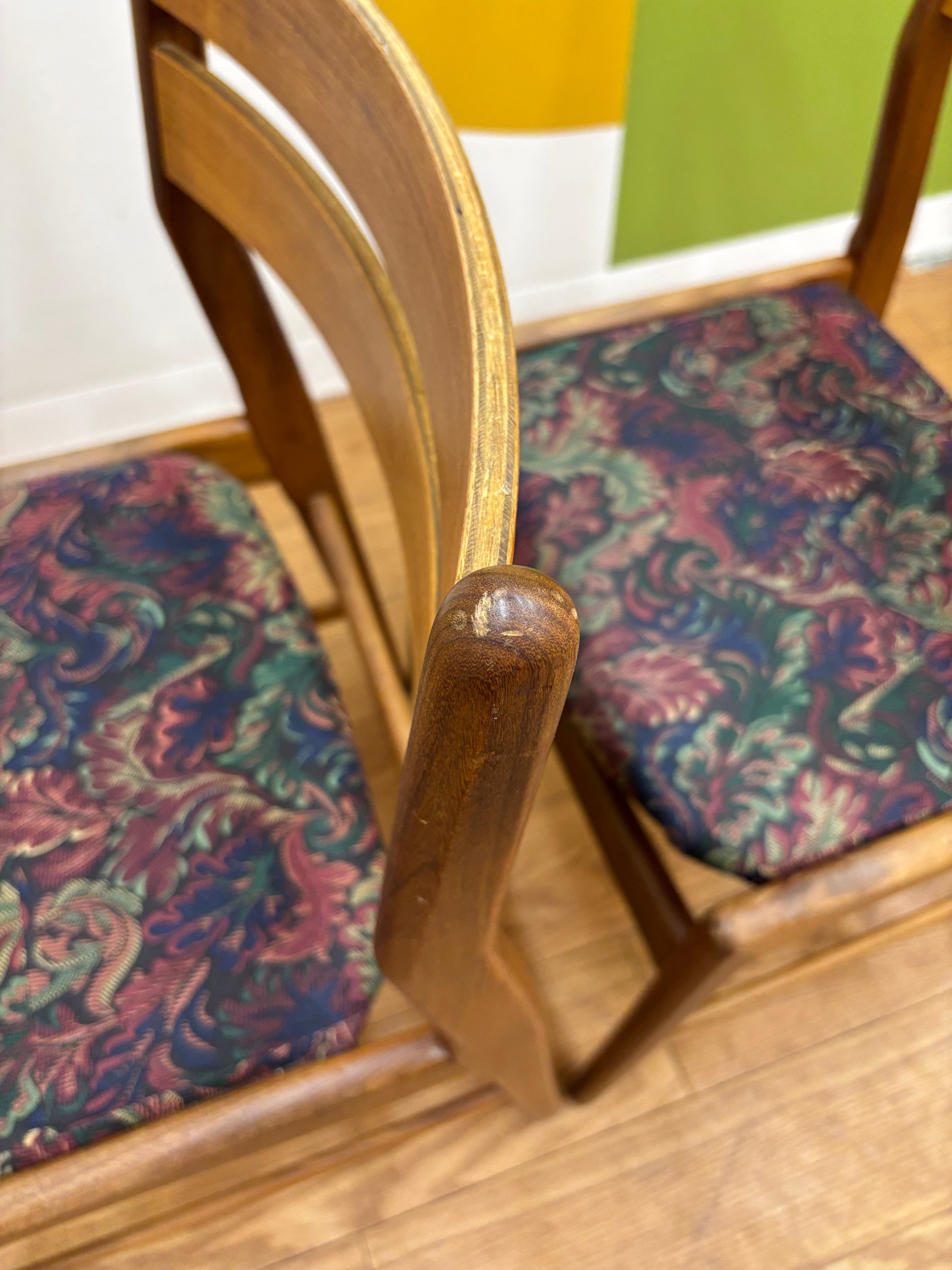 (2) Wood Dining Chairs