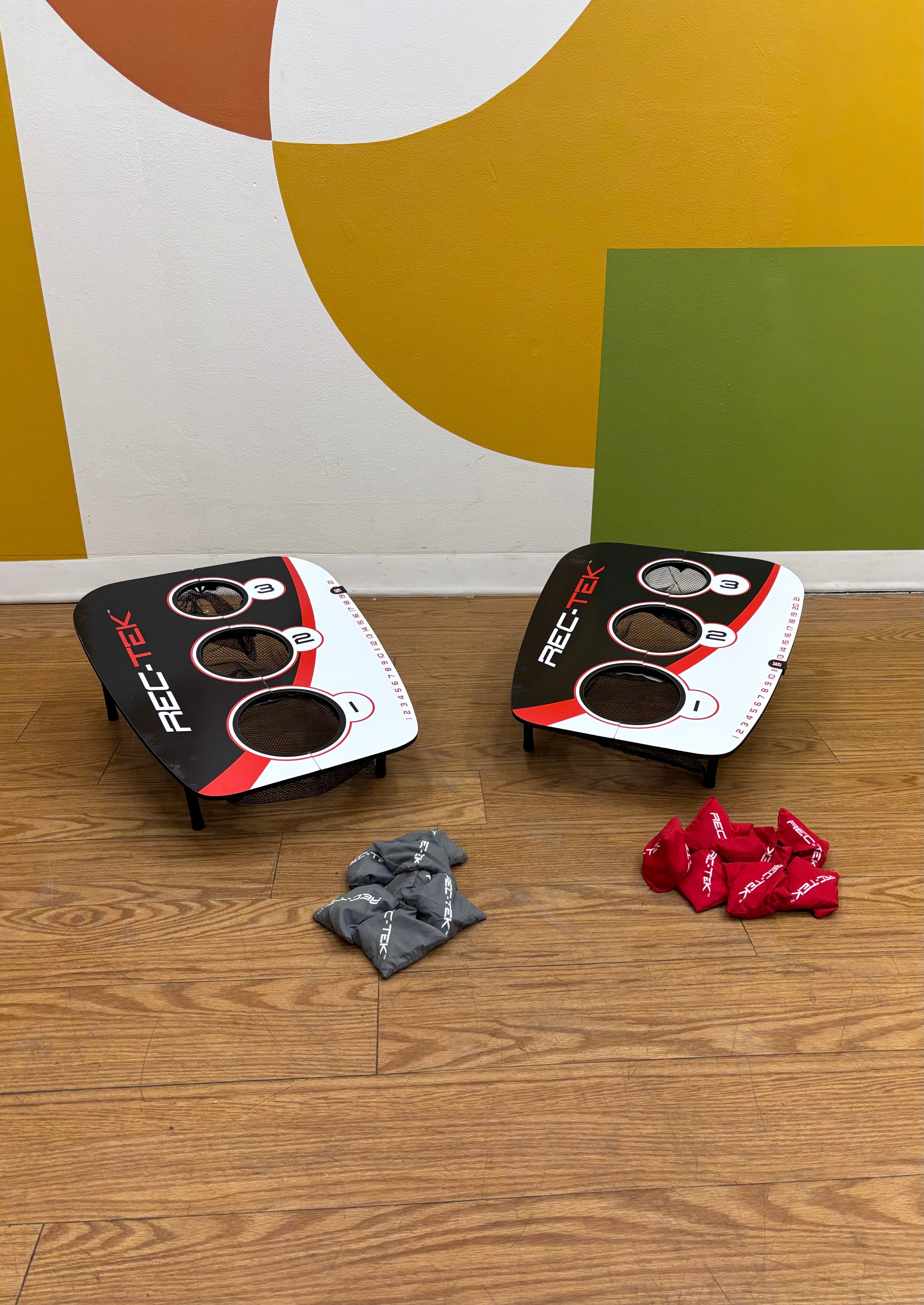 Rec-Tek Three Hole Bean Bag Toss Game