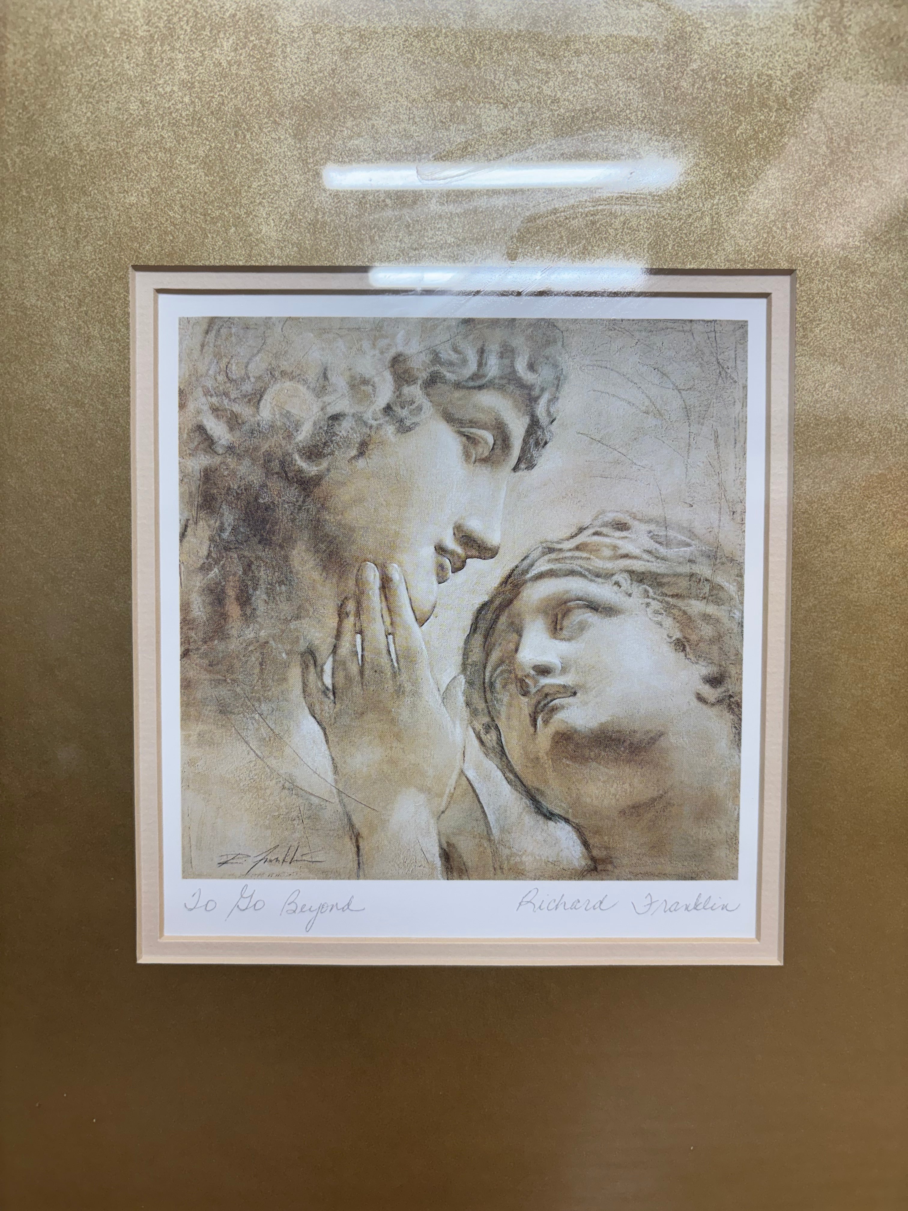 Framed "To Go Beyond" Print
